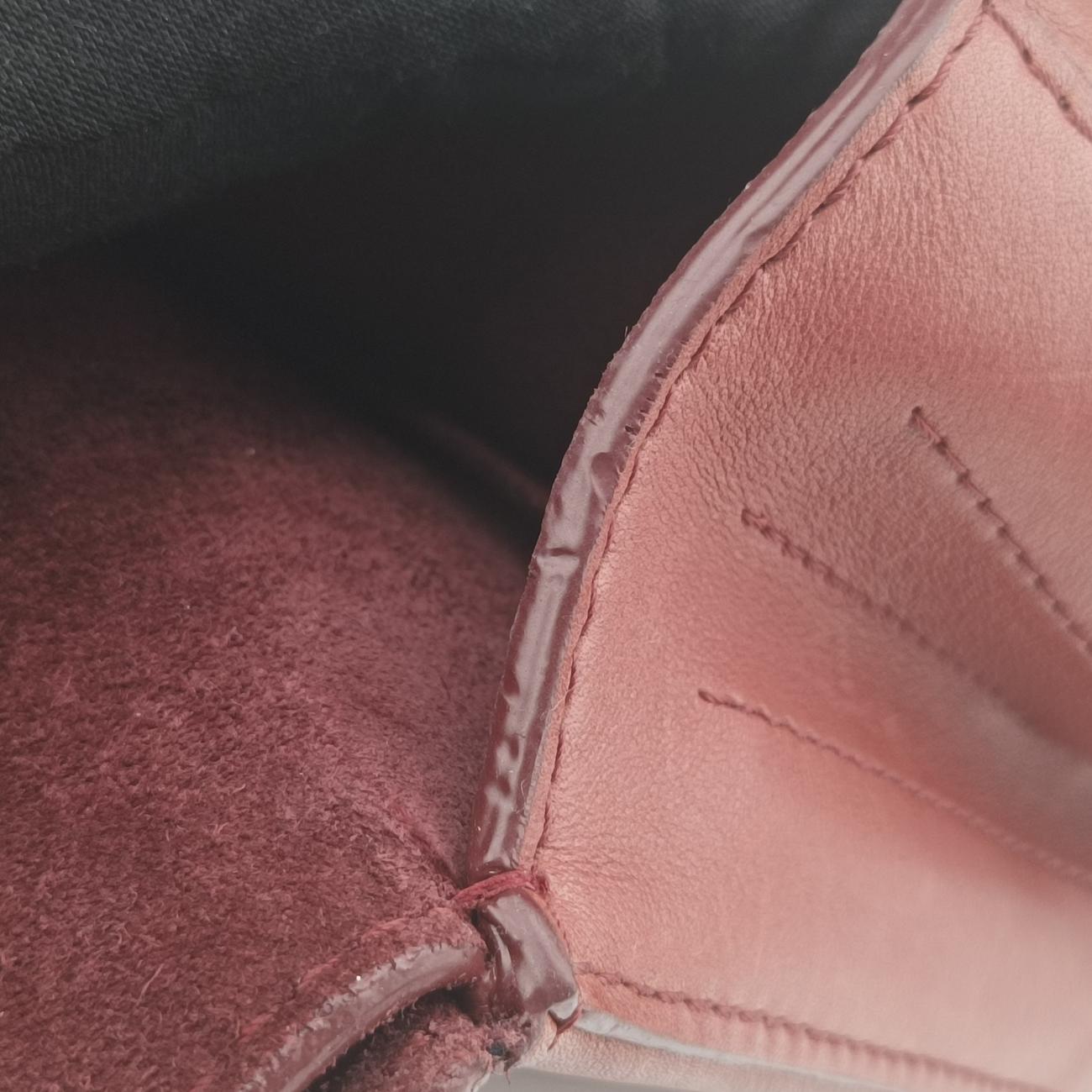 Pre-owned Chanel 2.55 Classic Double Reissue Flap Burgundy Leather A37586 shoulderbag | stylenewstar