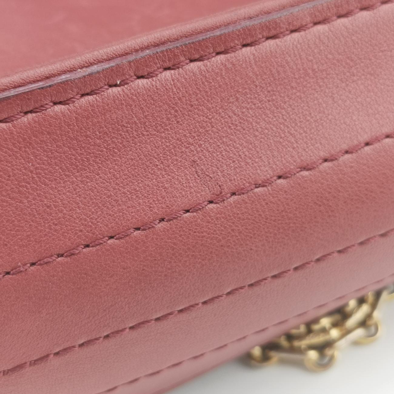 Pre-owned Chanel 2.55 Classic Double Reissue Flap Burgundy Leather A37586 shoulderbag | stylenewstar