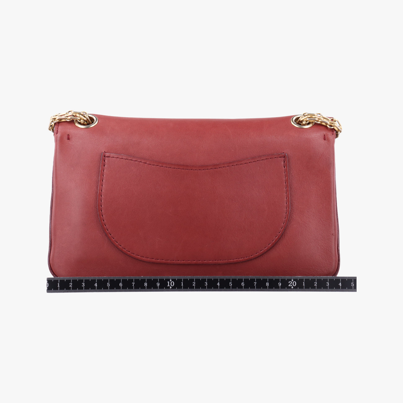 Pre-owned Chanel 2.55 Classic Double Reissue Flap Burgundy Leather A37586 shoulderbag | stylenewstar