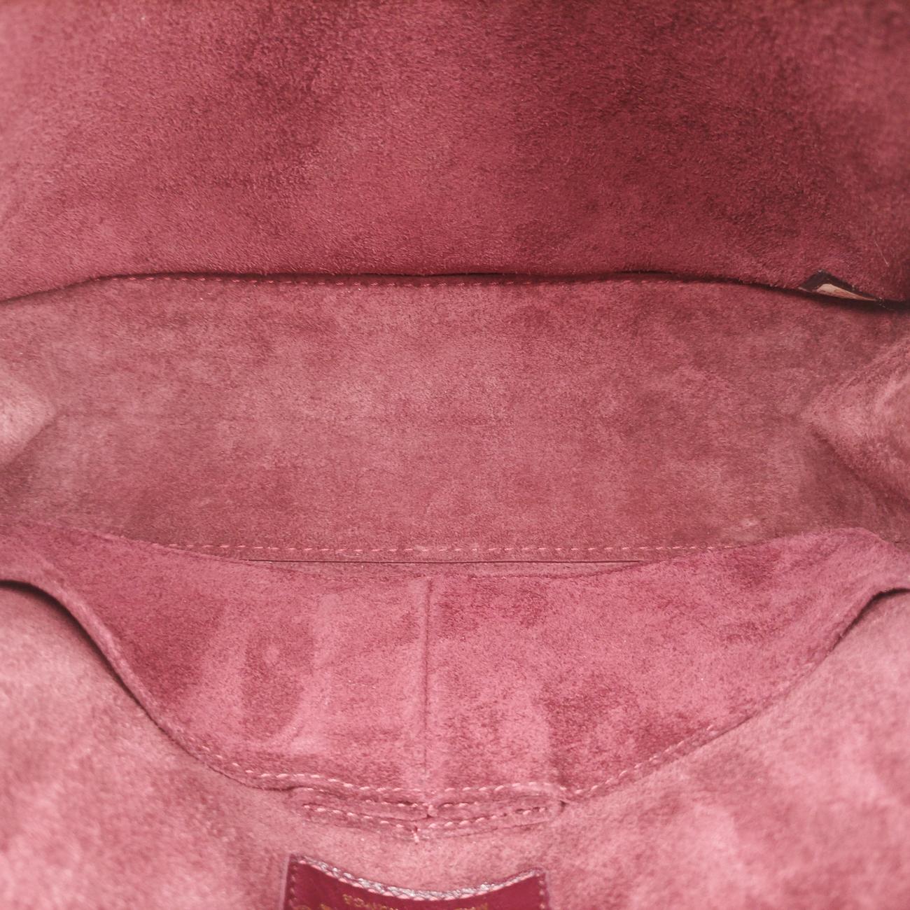 Pre-owned Chanel 2.55 Classic Double Reissue Flap Burgundy Leather A37586 shoulderbag | stylenewstar