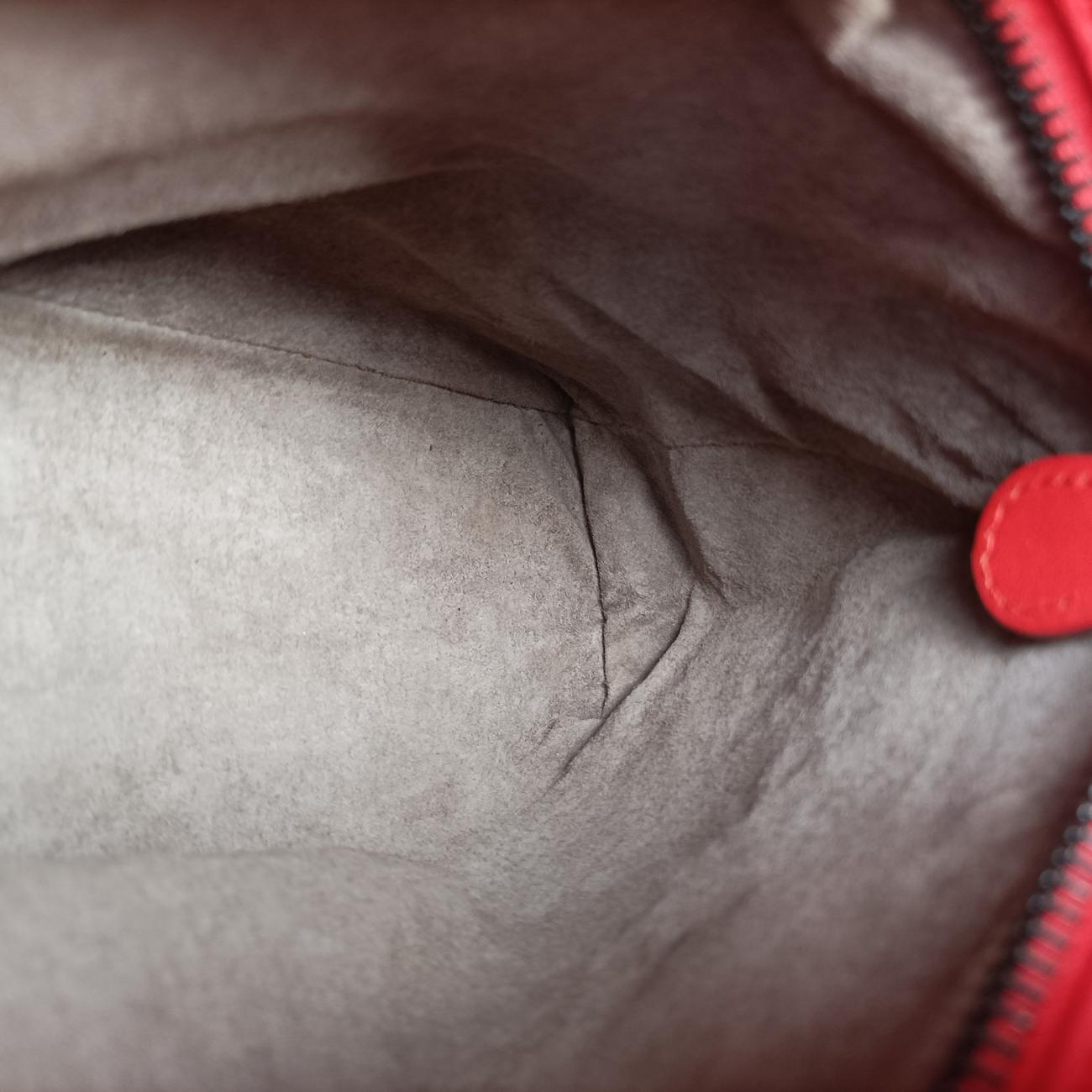 Pre-owned Bottega Veneta Intrecciato Red lambskin  shoulderbag | stylenewstar