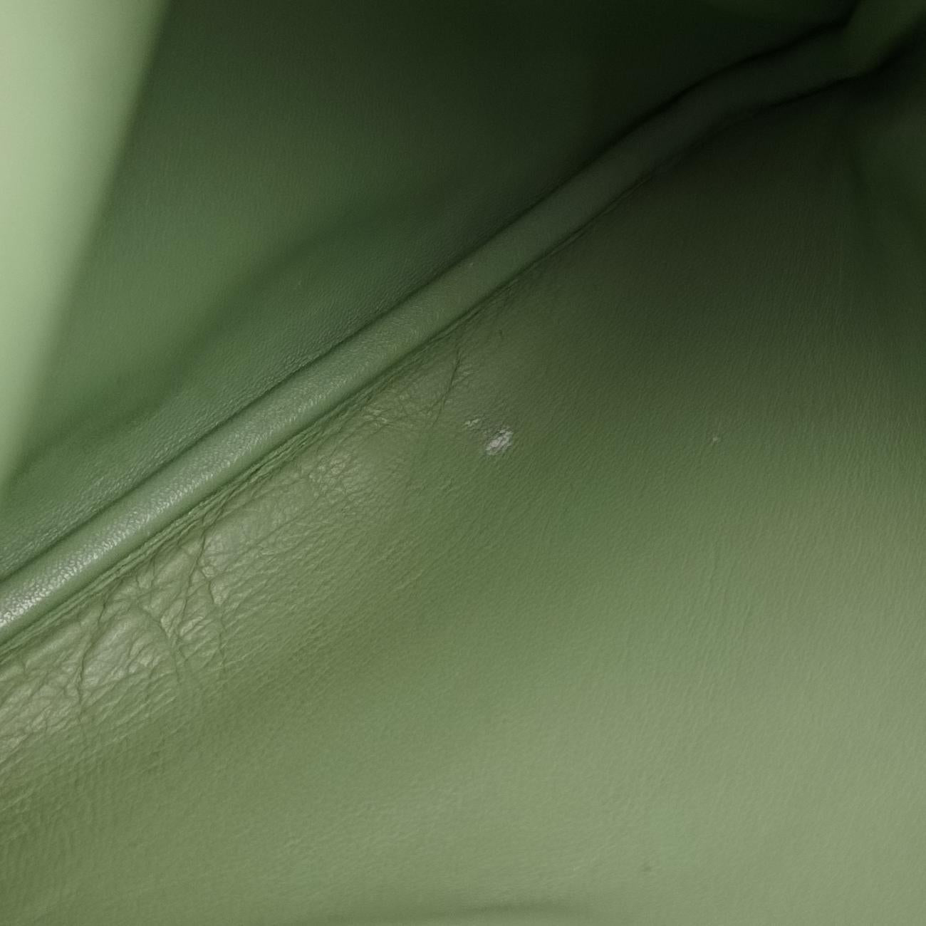 Pre-owned Hermes Sac Aline mini Green lambskin  shoulderbag | stylenewstar