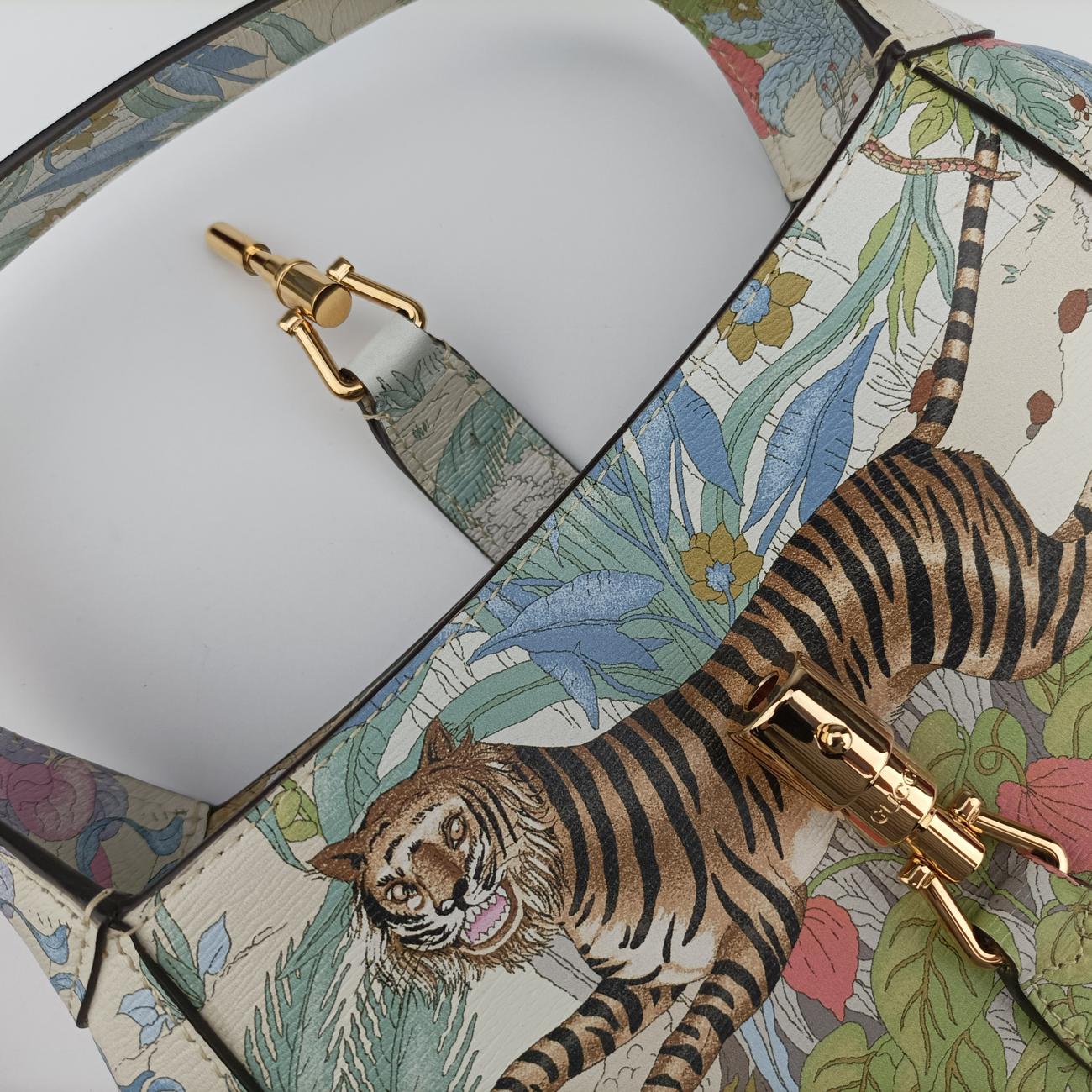 Secondhand Gucci JACKIE 1961 Multicolour Leather 636709 shoulderbag | stylenewstar