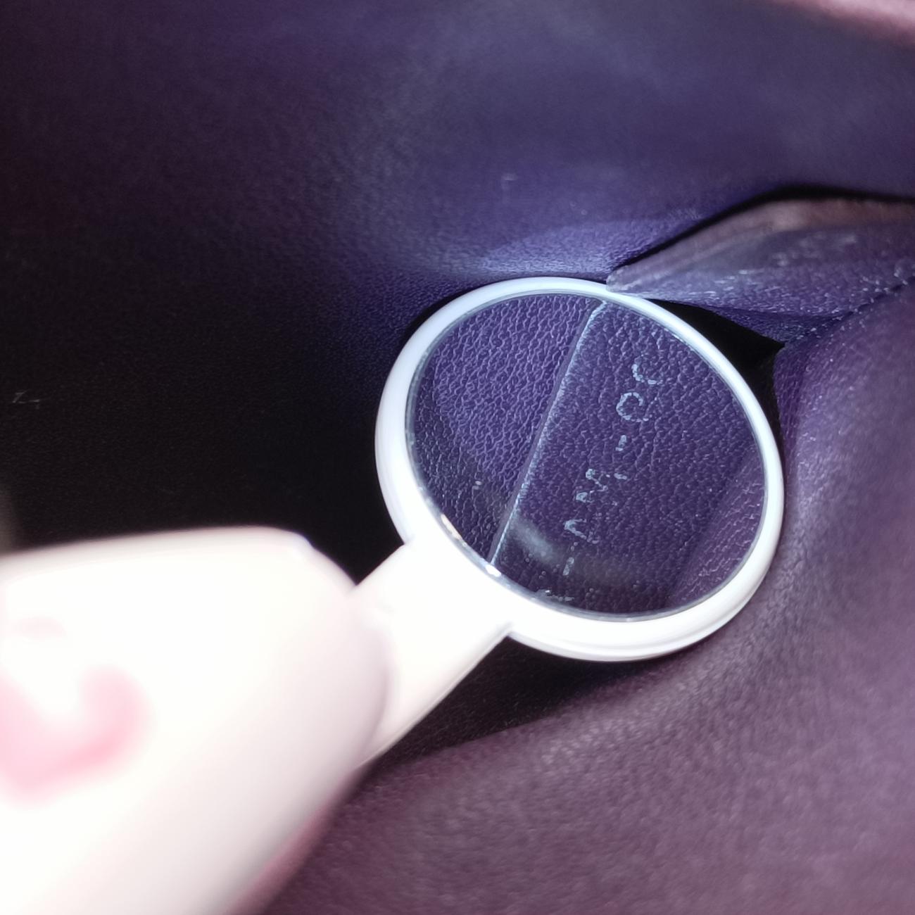 Pre-owned Christian Dior Diorissimo Brown × Purple Leather  shoulderbag | stylenewstar