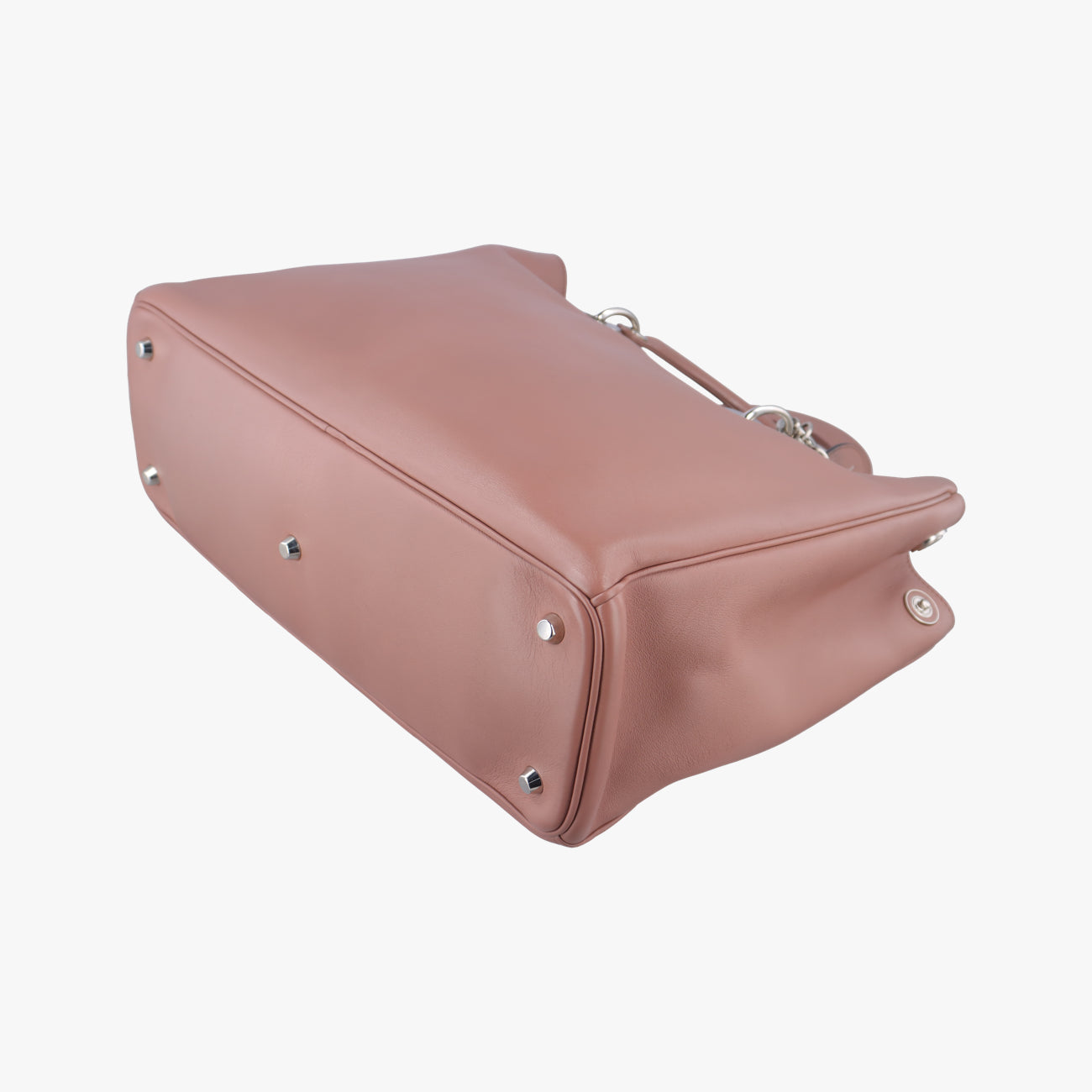 Pre-owned Christian Dior Diorissimo Brown × Purple Leather  shoulderbag | stylenewstar