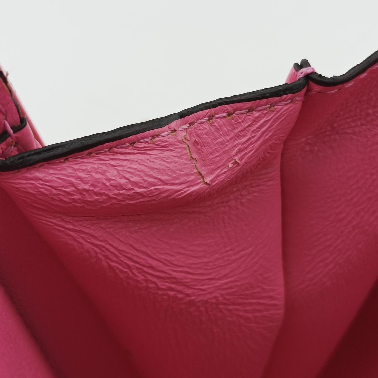 Pre-owned Gucci Sylvie 1969 Acrylic Mini Hand Pink Acrylic 589482 shoulderbag | stylenewstar