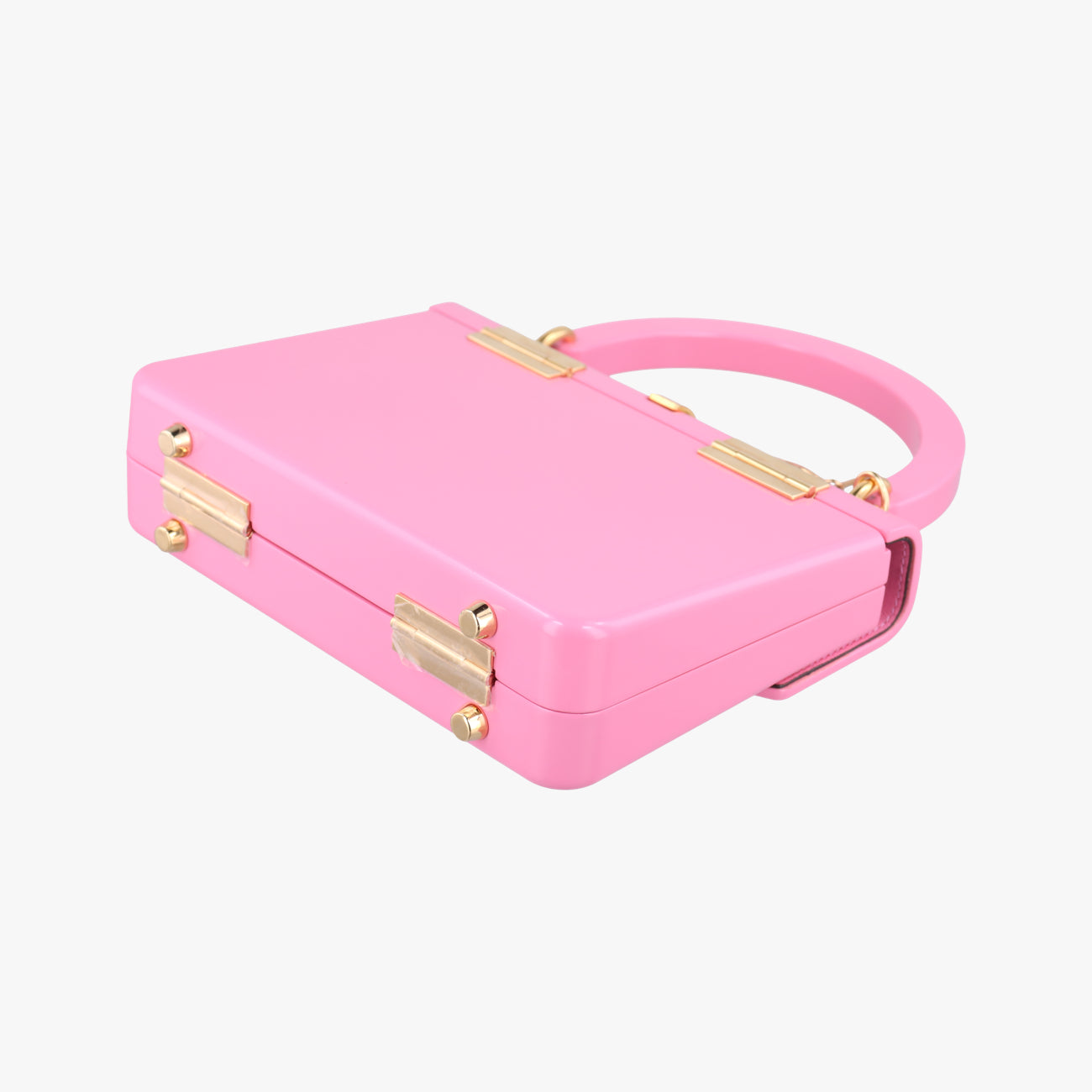 Pre-owned Gucci Sylvie 1969 Acrylic Mini Hand Pink Acrylic 589482 shoulderbag | stylenewstar