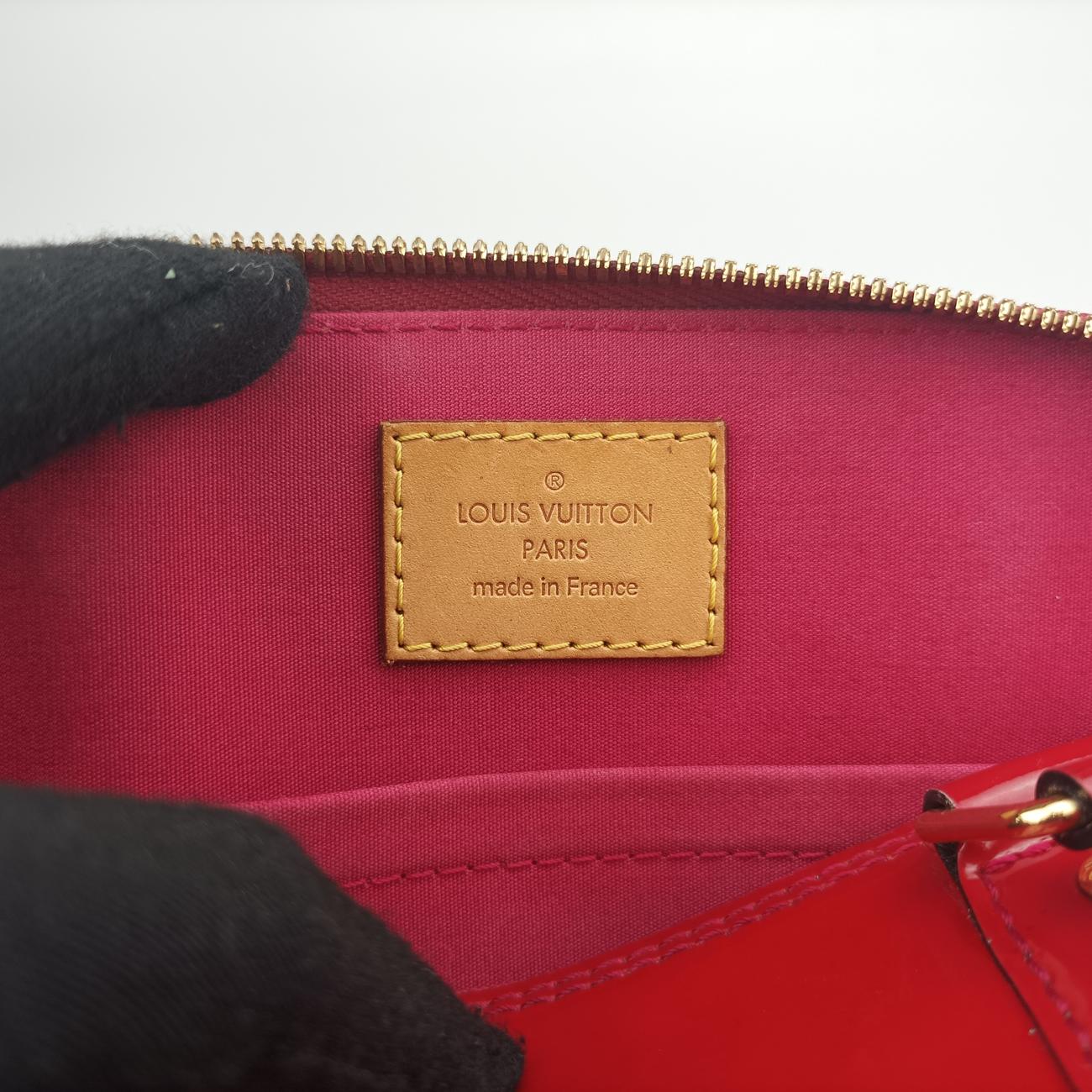 Pre-owned Louis Vuitton Alma BB pomme d'amour Vernis M91606 shoulderbag | stylenewstar