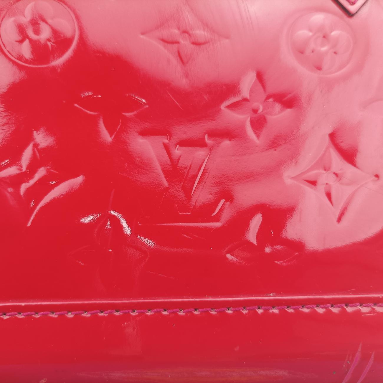 Pre-owned Louis Vuitton Alma BB pomme d'amour Vernis M91606 shoulderbag | stylenewstar