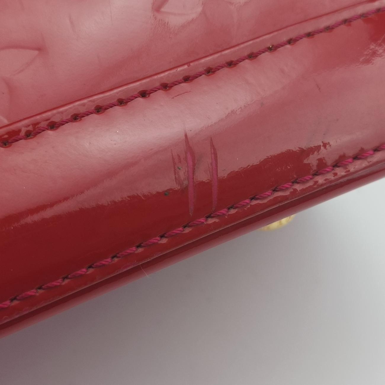 Pre-owned Louis Vuitton Alma BB pomme d'amour Vernis M91606 shoulderbag | stylenewstar