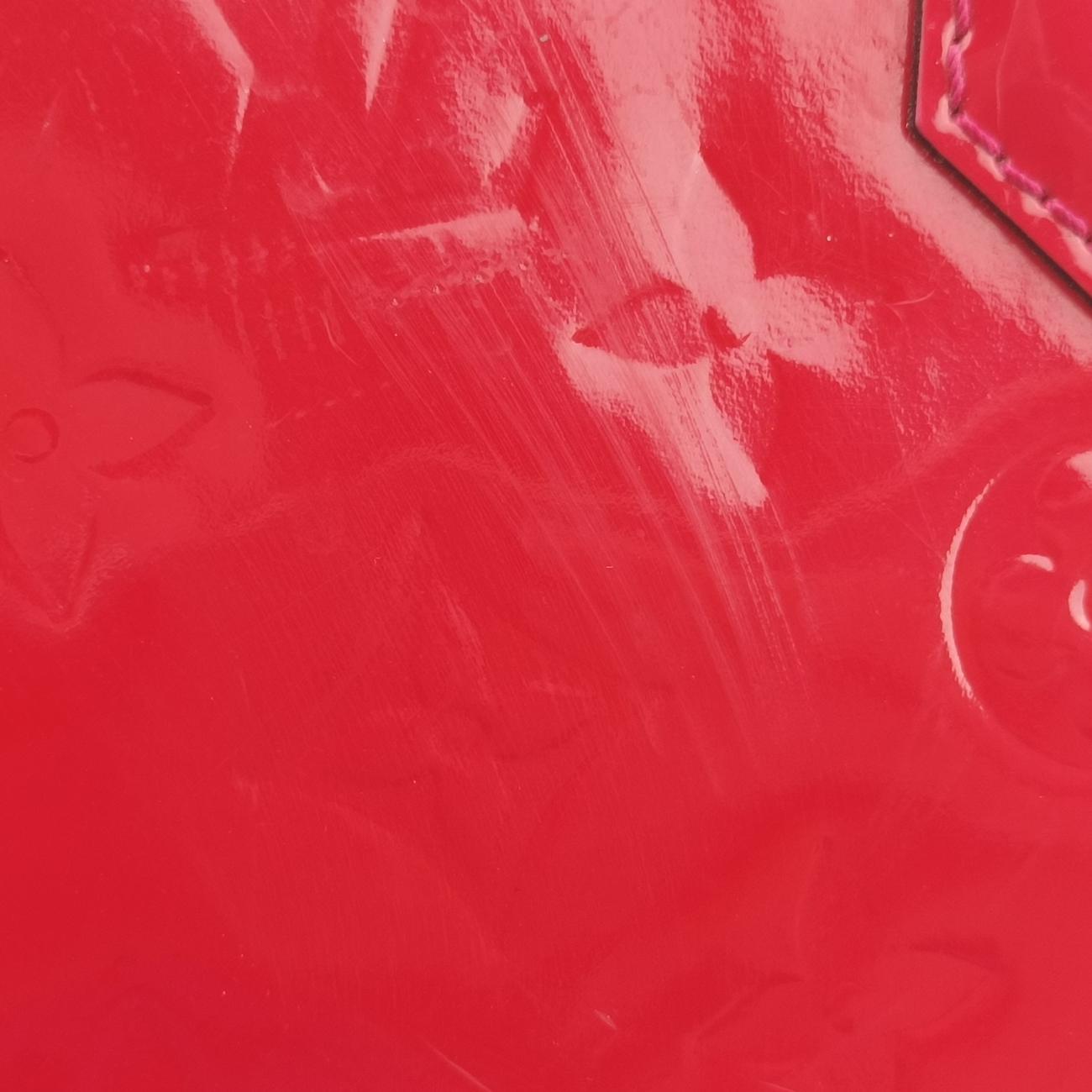 Pre-owned Louis Vuitton Alma BB pomme d'amour Vernis M91606 shoulderbag | stylenewstar