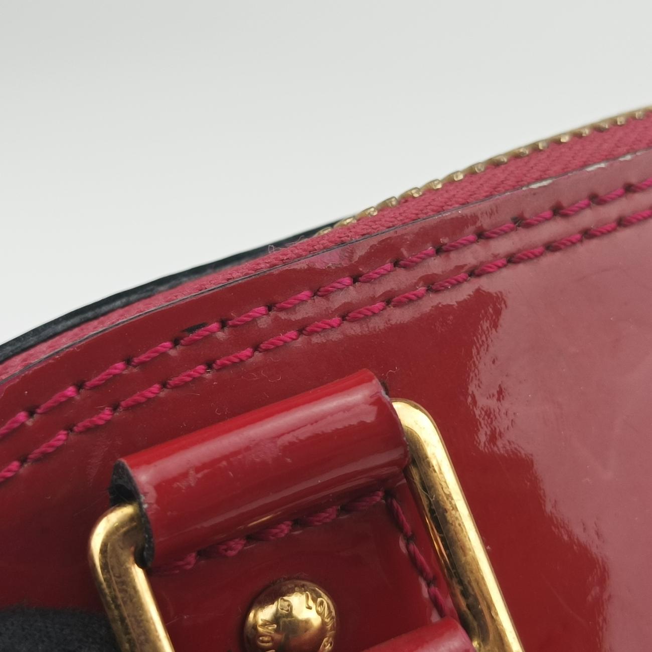 Pre-owned Louis Vuitton Alma BB pomme d'amour Vernis M91606 shoulderbag | stylenewstar