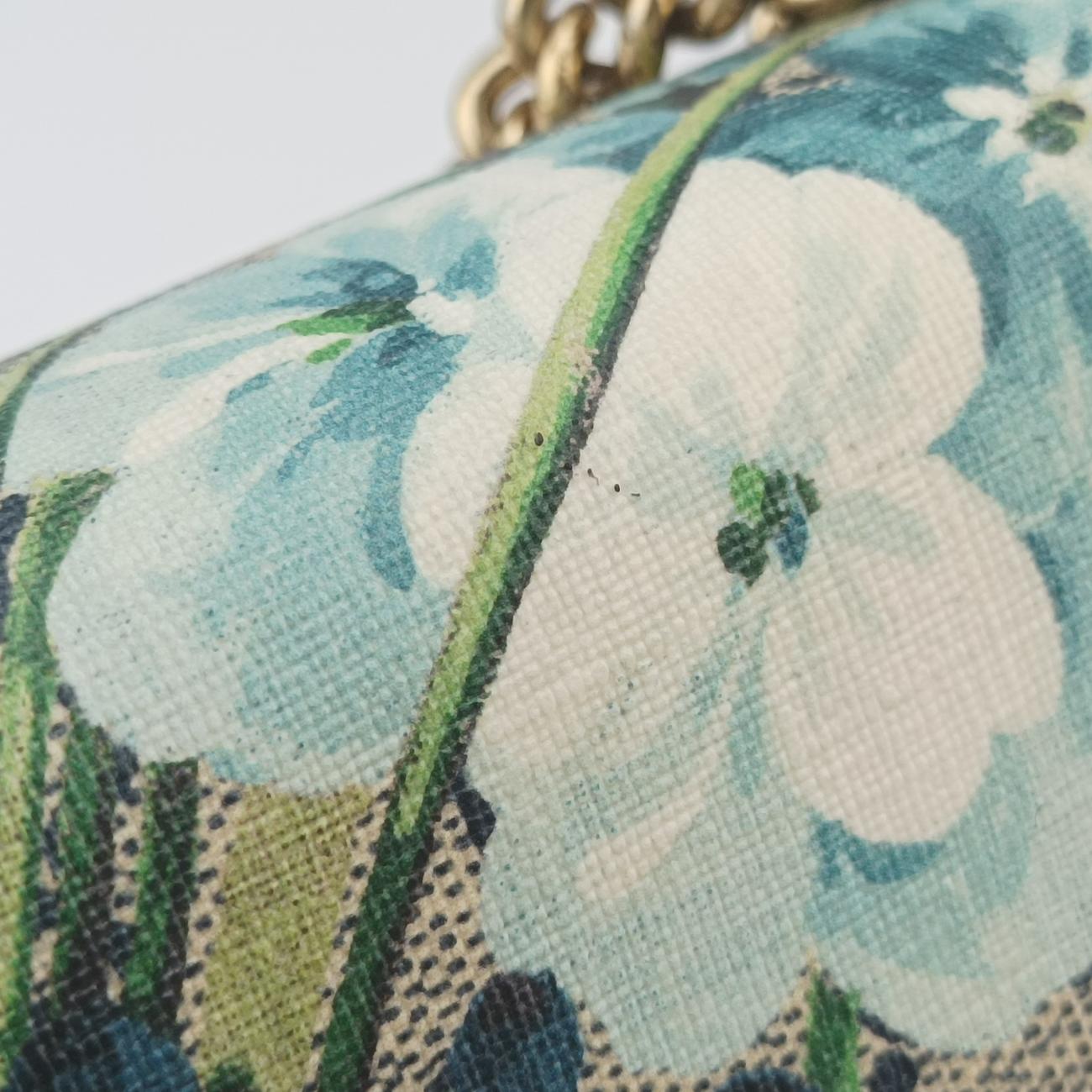 Pre-owned Gucci Padlock beige×Multicolour PVC coated canvas 409487 shoulderbag | stylenewstar