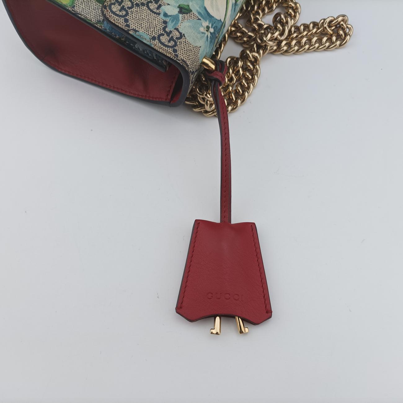 Pre-owned Gucci Padlock beige×Multicolour PVC coated canvas 409487 shoulderbag | stylenewstar