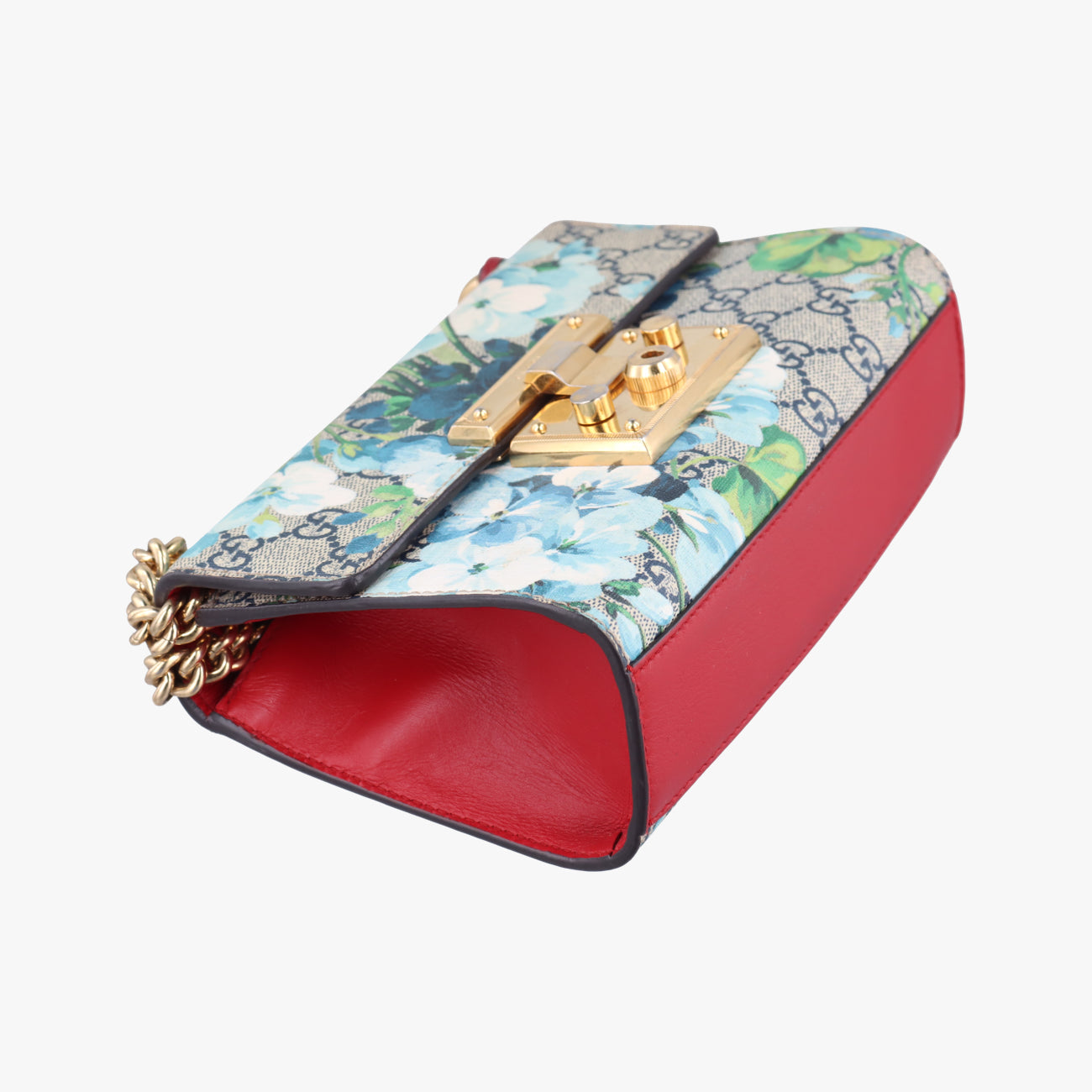 Pre-owned Gucci Padlock beige×Multicolour PVC coated canvas 409487 shoulderbag | stylenewstar