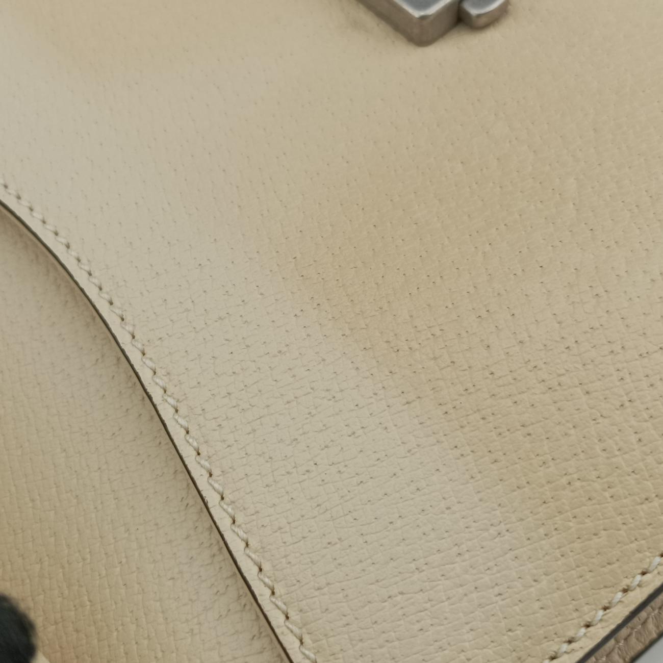 Pre-owned Gucci Dionysus Beige Leather 421970 shoulderbag | stylenewstar