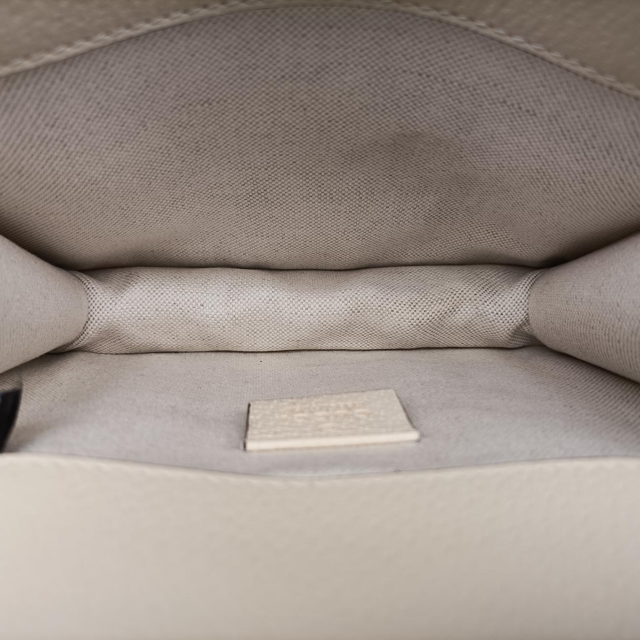 Pre-owned Gucci Dionysus Beige Leather 421970 shoulderbag | stylenewstar