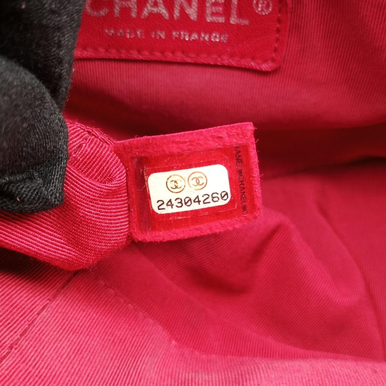 Secondhand Chanel GABRIELLE Red Suede × leather A91810 shoulderbag | stylenewstar