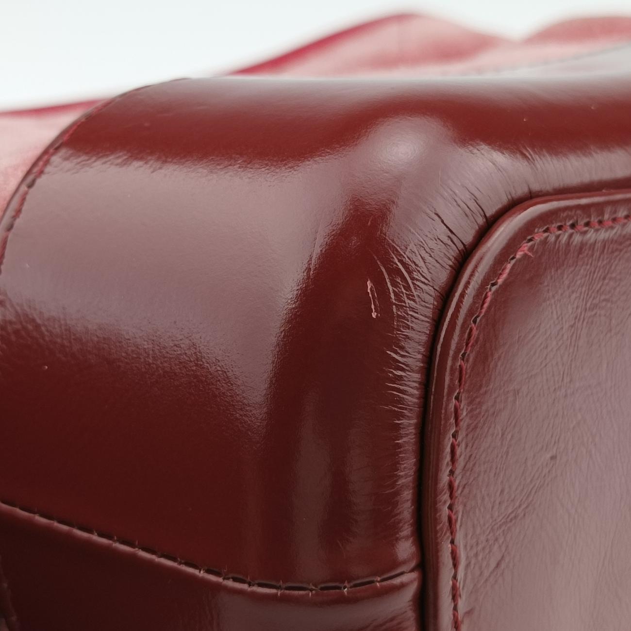 Secondhand Chanel GABRIELLE Red Suede × leather A91810 shoulderbag | stylenewstar