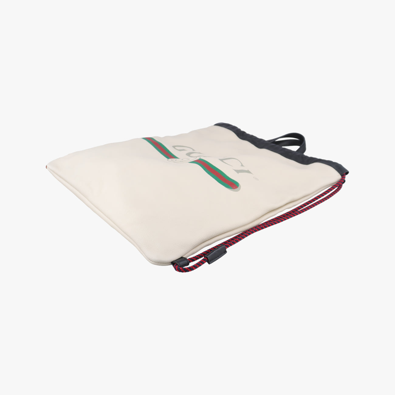 Vintage Gucci Gucci print White Leather 516639 backpack/rucksack | stylenewstar