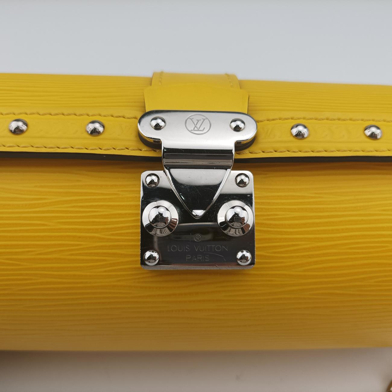 Pre-owned Louis Vuitton Papillon Trunk JAUNE Epi M58647 shoulderbag | stylenewstar