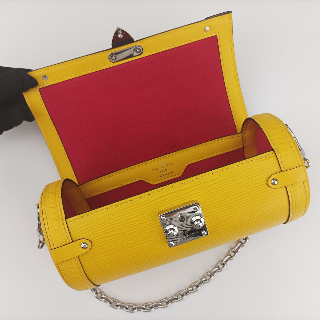Pre-owned Louis Vuitton Papillon Trunk JAUNE Epi M58647 shoulderbag | stylenewstar