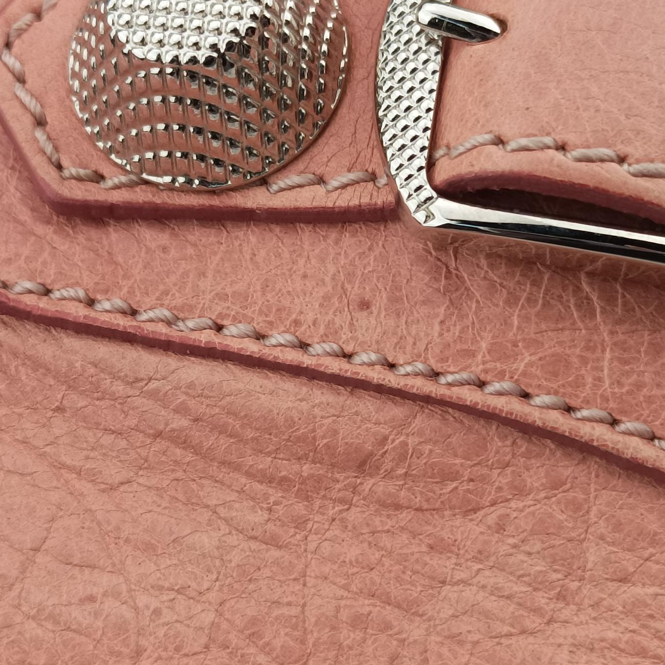 Pre-owned Balenciaga Pompon Pink Lambskin  shoulderbag | stylenewstar