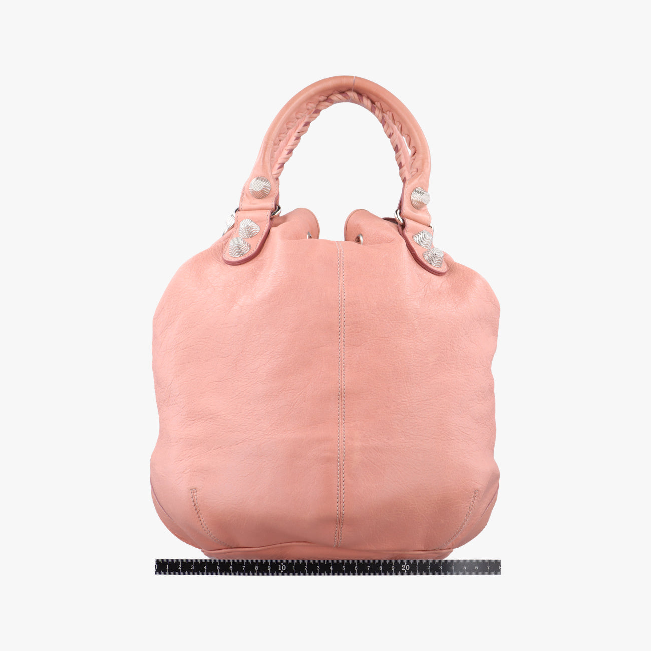 Pre-owned Balenciaga Pompon Pink Lambskin  shoulderbag | stylenewstar