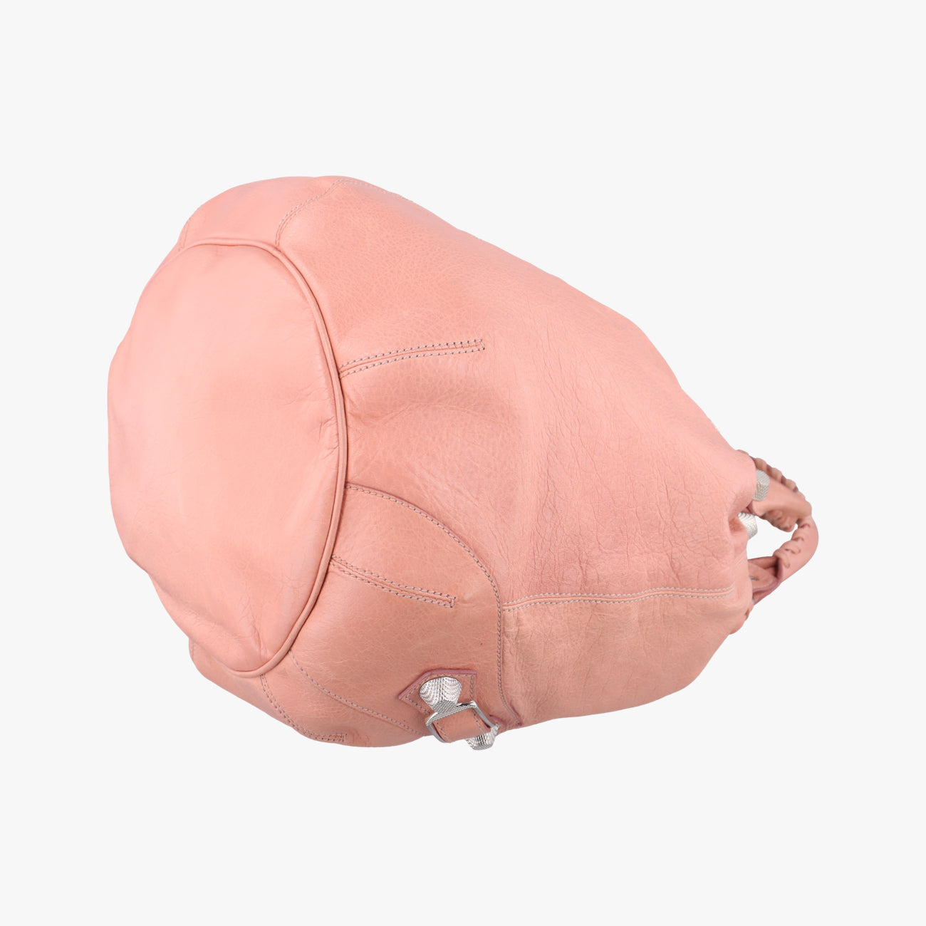 Pre-owned Balenciaga Pompon Pink Lambskin  shoulderbag | stylenewstar
