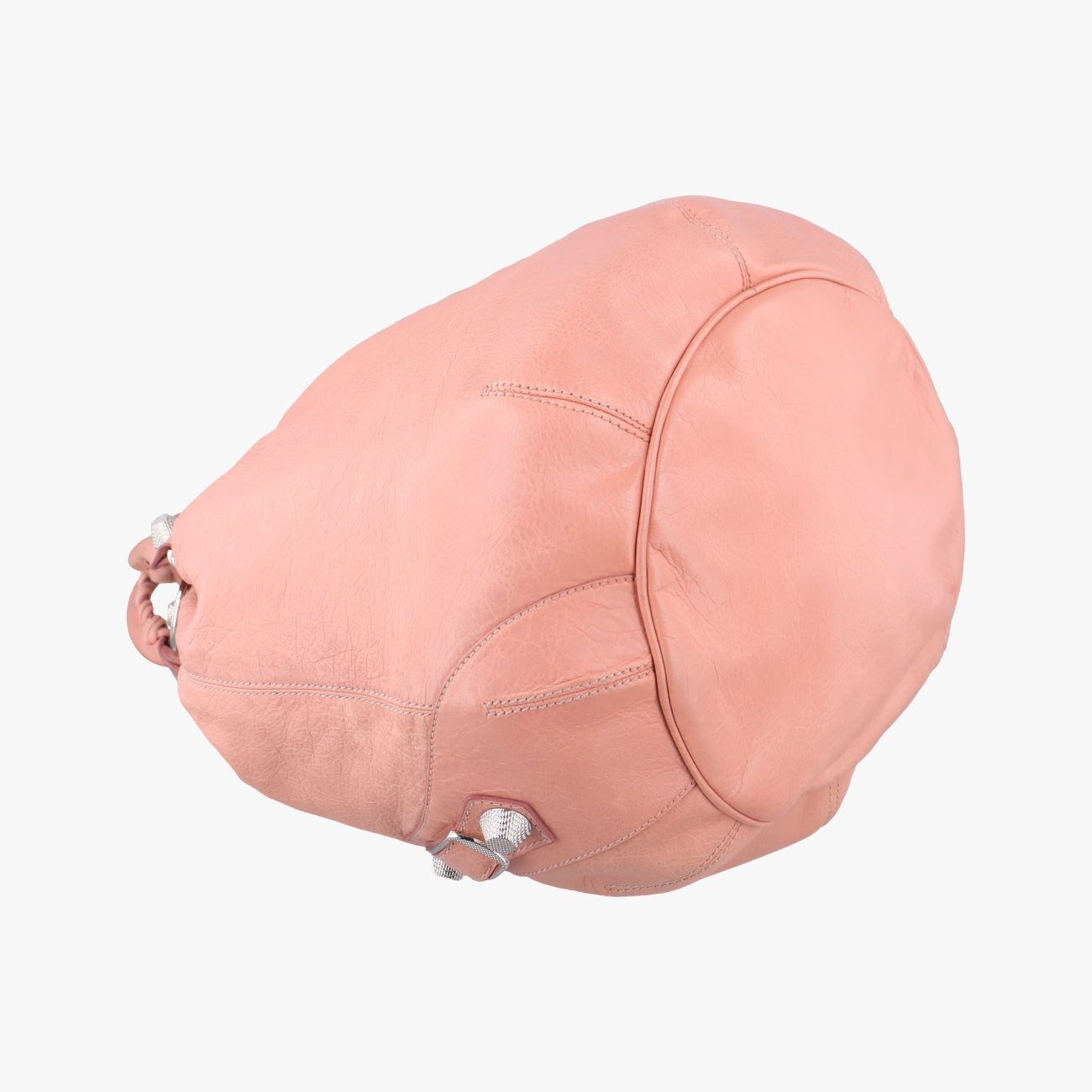 Pre-owned Balenciaga Pompon Pink Lambskin  shoulderbag | stylenewstar