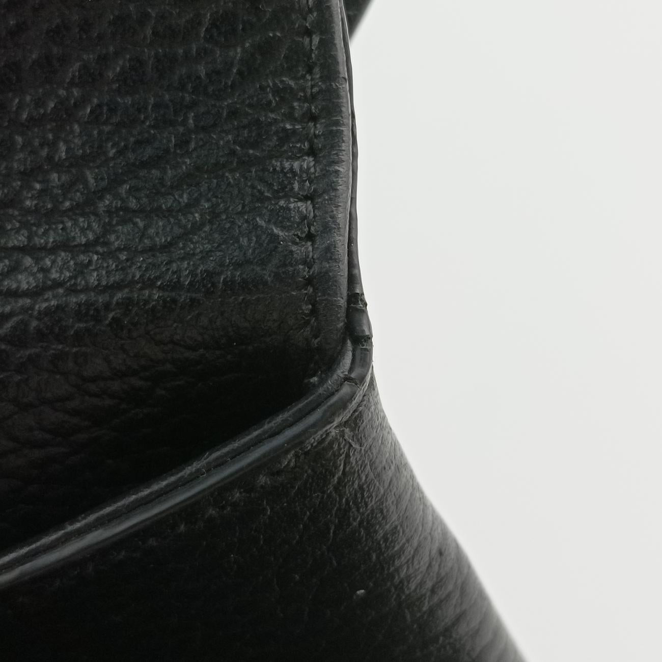 Secondhand Gucci Interlocking G Black Leather 510302 shoulderbag | stylenewstar