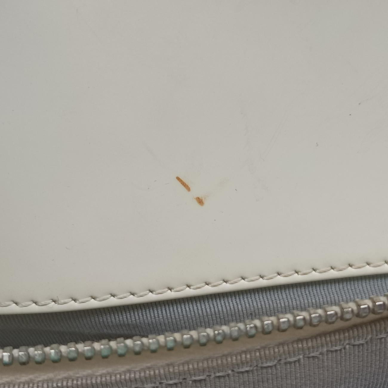 Pre-owned Chanel Jetsetter Boy Shopping Tote White Patent A67020 shoulderbag | stylenewstar