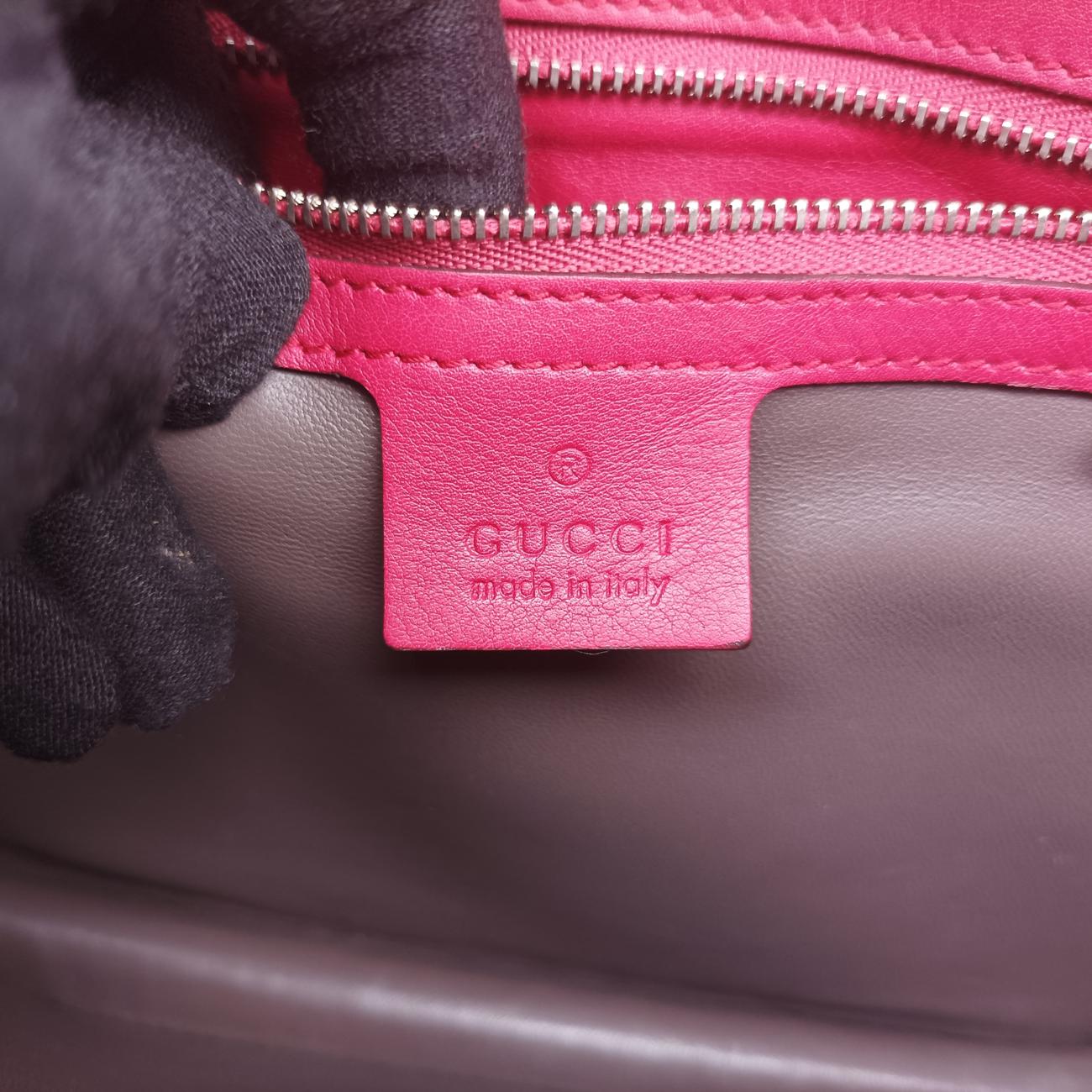Secondhand Gucci Interlocking G Pink Patent 387606 shoulderbag | stylenewstar