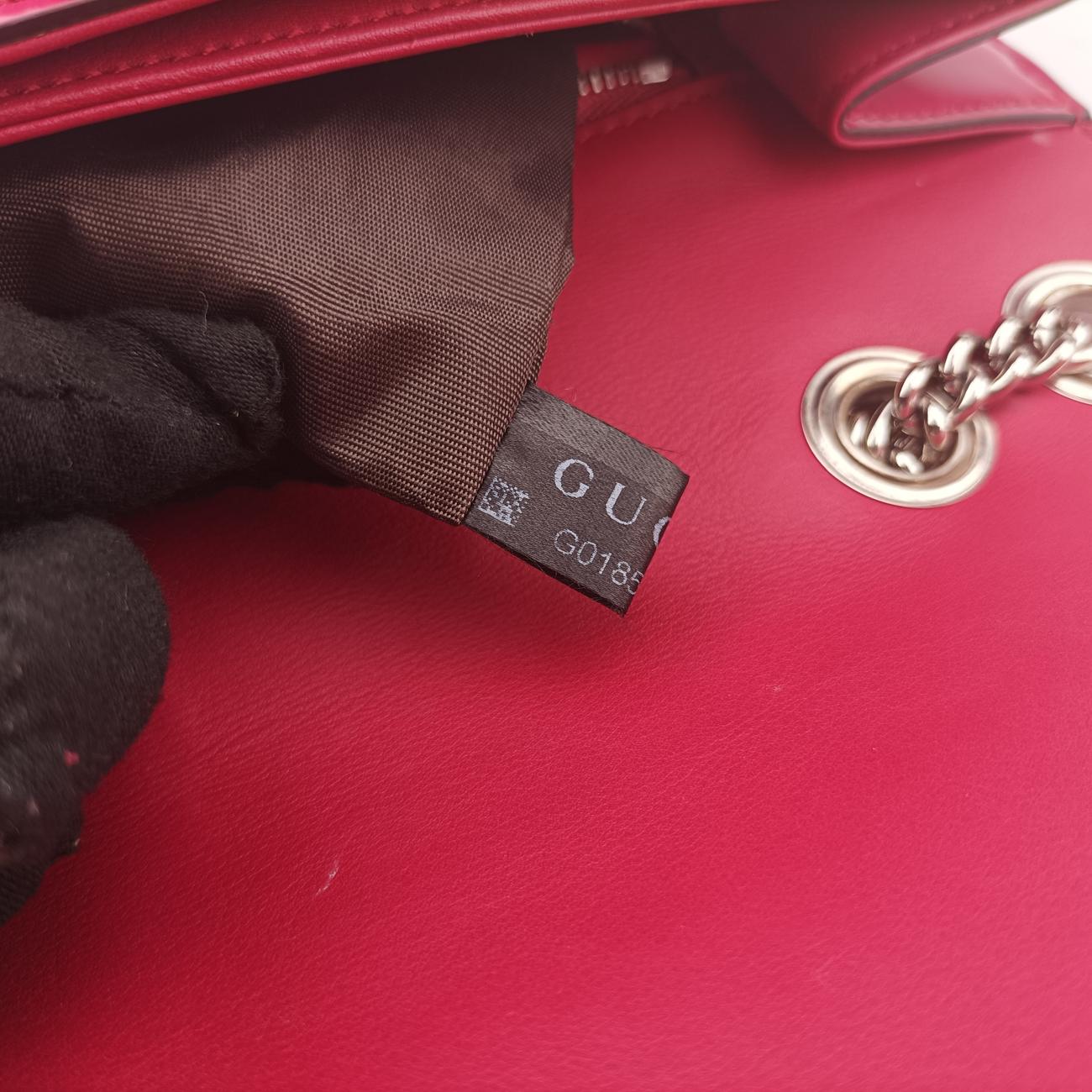 Secondhand Gucci Interlocking G Pink Patent 387606 shoulderbag | stylenewstar