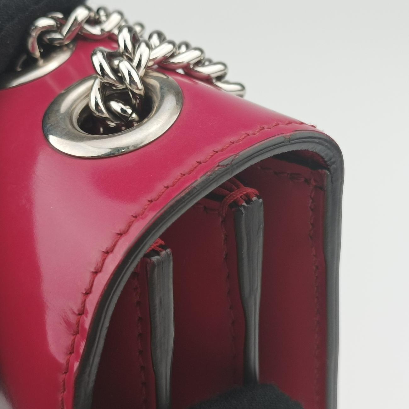 Secondhand Gucci Interlocking G Pink Patent 387606 shoulderbag | stylenewstar