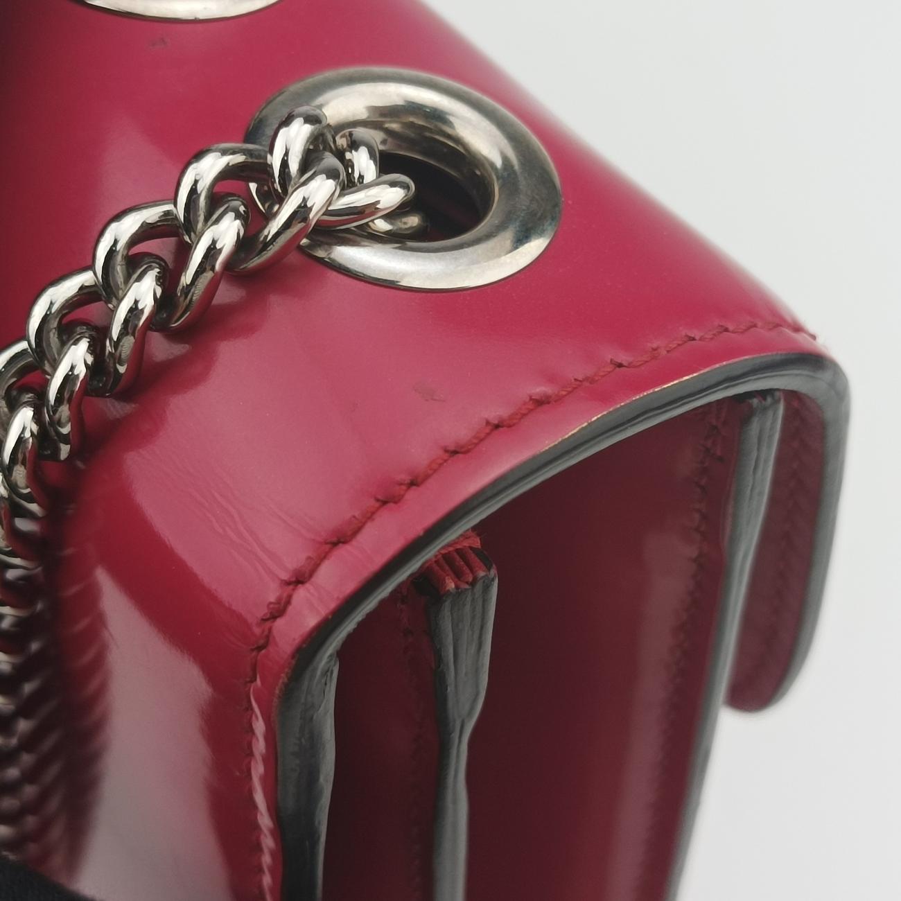 Secondhand Gucci Interlocking G Pink Patent 387606 shoulderbag | stylenewstar