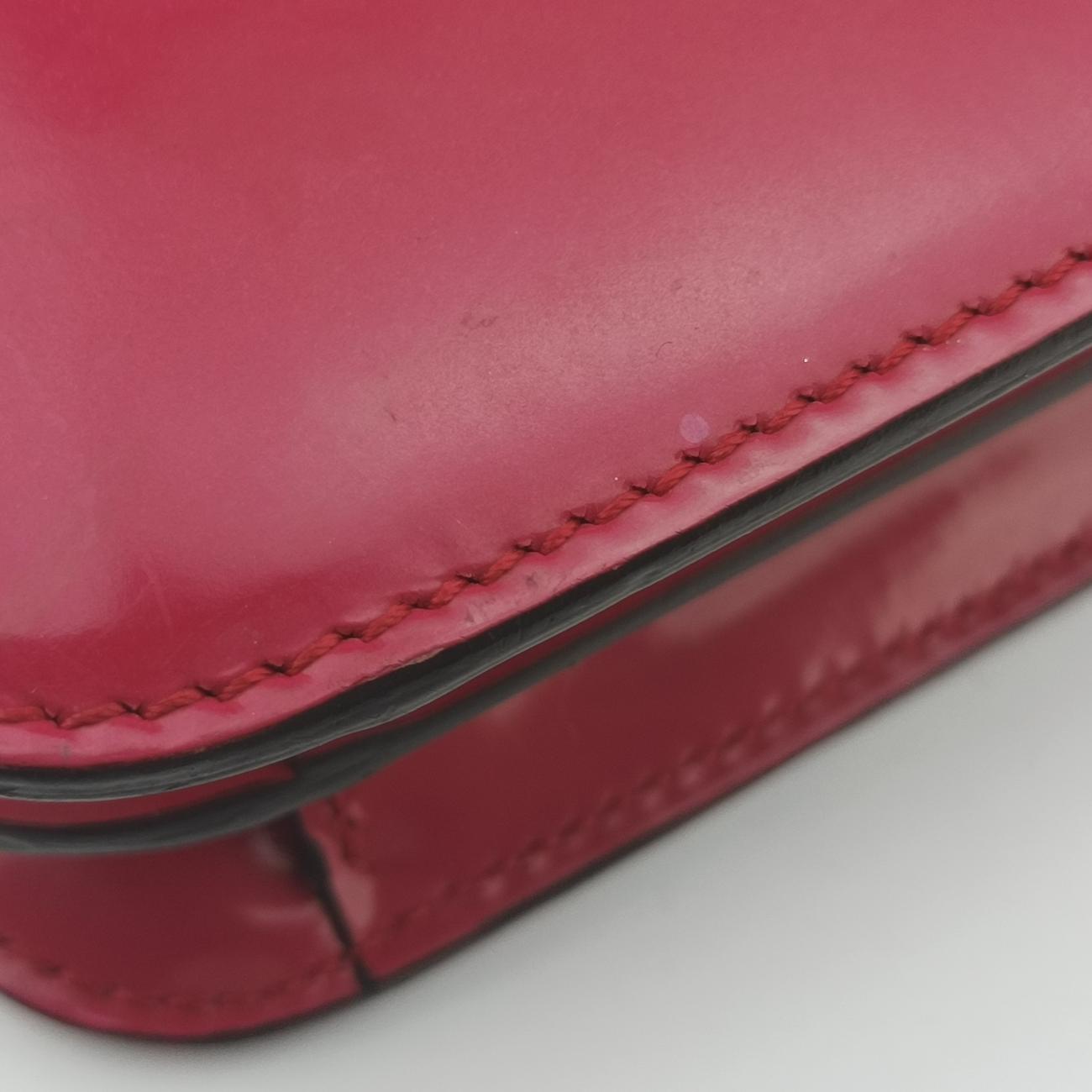 Secondhand Gucci Interlocking G Pink Patent 387606 shoulderbag | stylenewstar