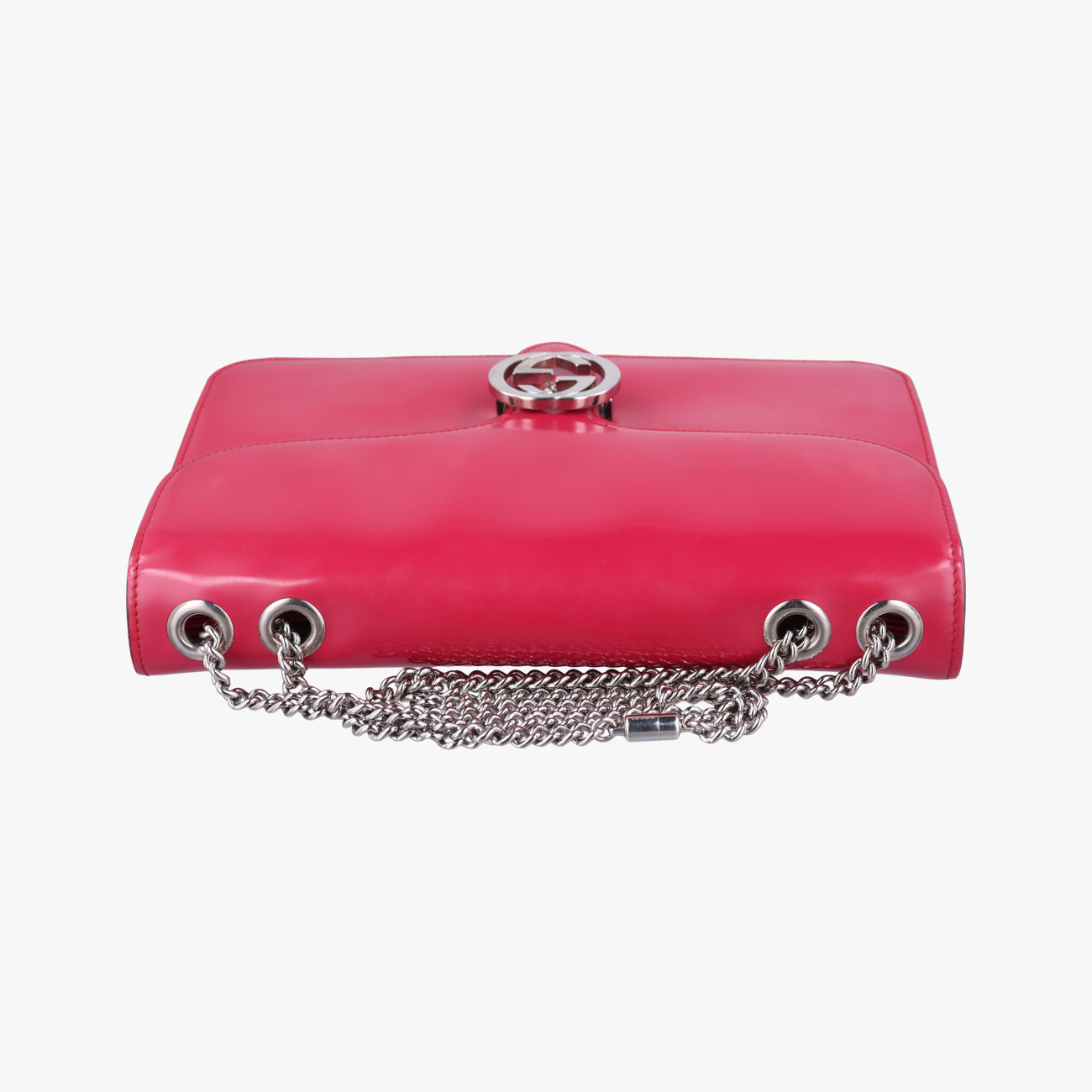 Secondhand Gucci Interlocking G Pink Patent 387606 shoulderbag | stylenewstar