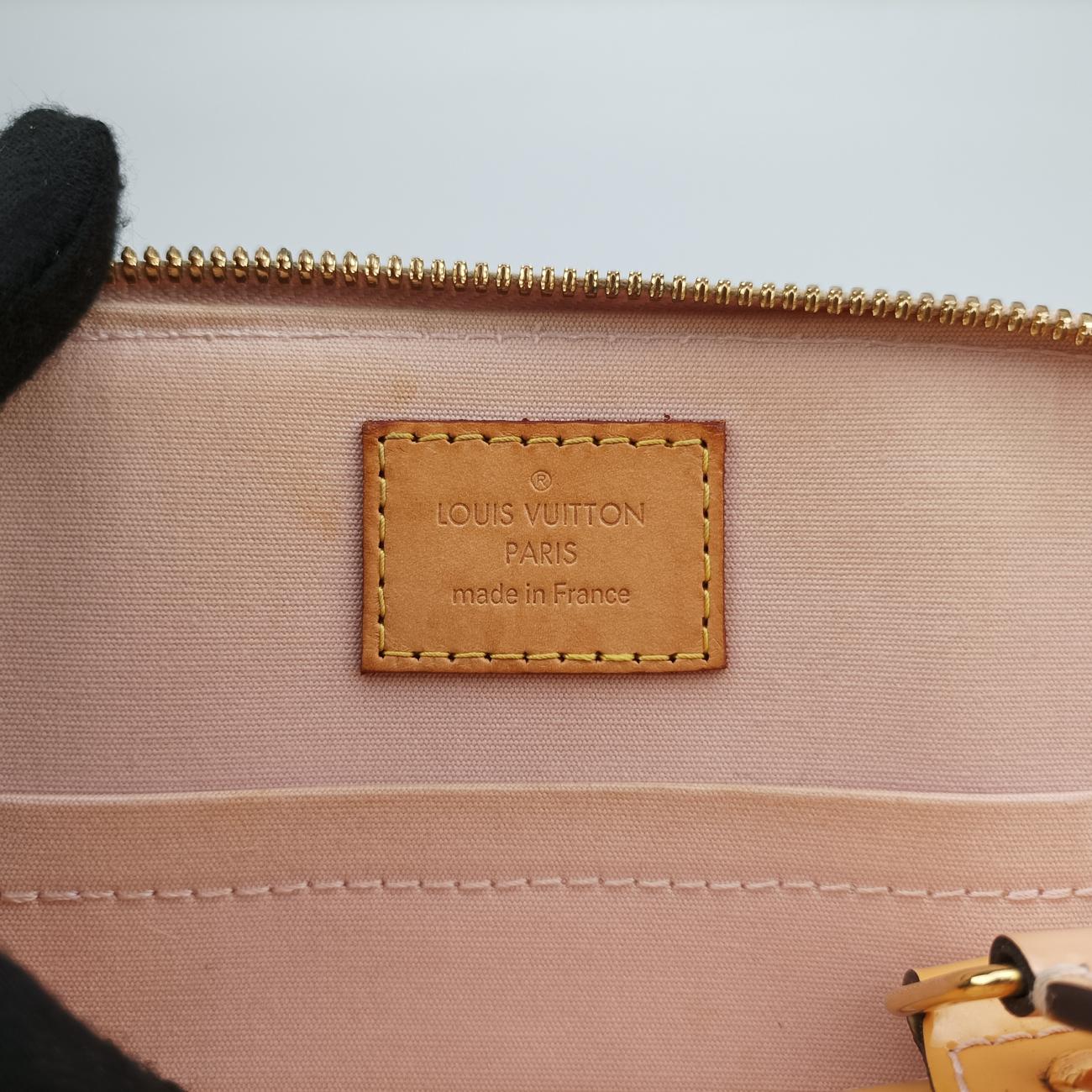 Pre-owned Louis Vuitton Alma BB ROSE FLORENTIN Vernis M91607 shoulderbag | stylenewstar