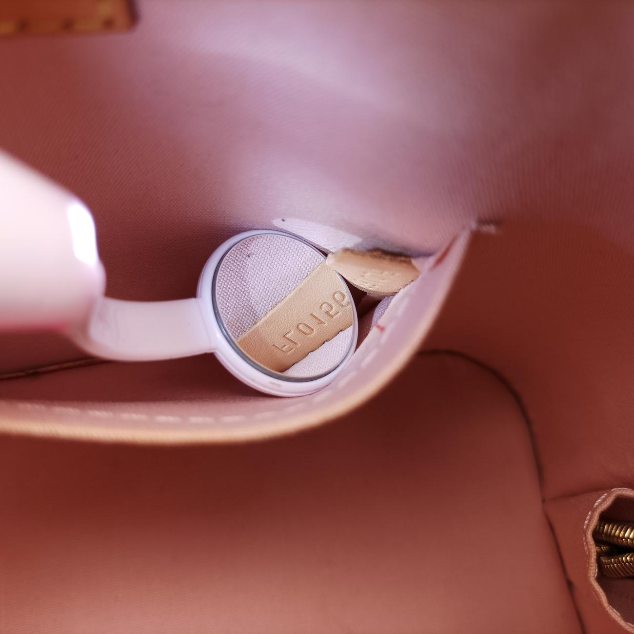 Pre-owned Louis Vuitton Alma BB ROSE FLORENTIN Vernis M91607 shoulderbag | stylenewstar