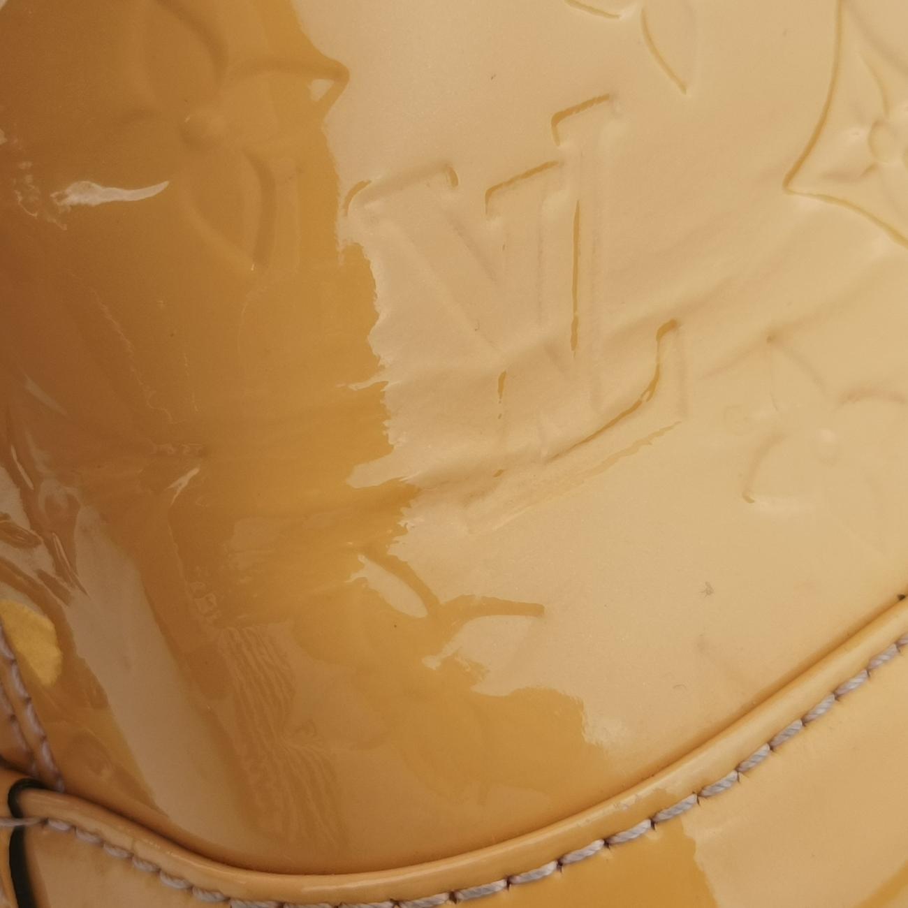 Pre-owned Louis Vuitton Alma BB ROSE FLORENTIN Vernis M91607 shoulderbag | stylenewstar