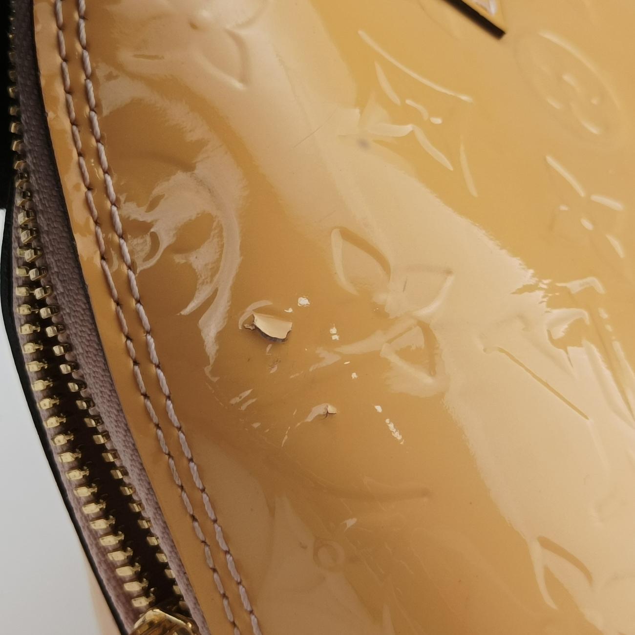 Pre-owned Louis Vuitton Alma BB ROSE FLORENTIN Vernis M91607 shoulderbag | stylenewstar