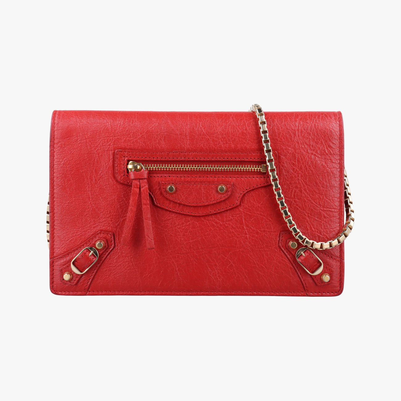 Secondhand Balenciaga Classic Metalic Red Lambskin  shoulderbag | stylenewstar
