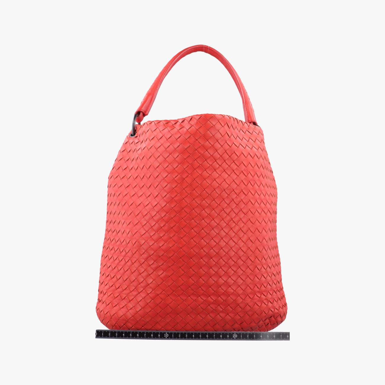 Pre-owned Bottega Veneta Intrecciato Orange lambskin  shoulderbag | stylenewstar