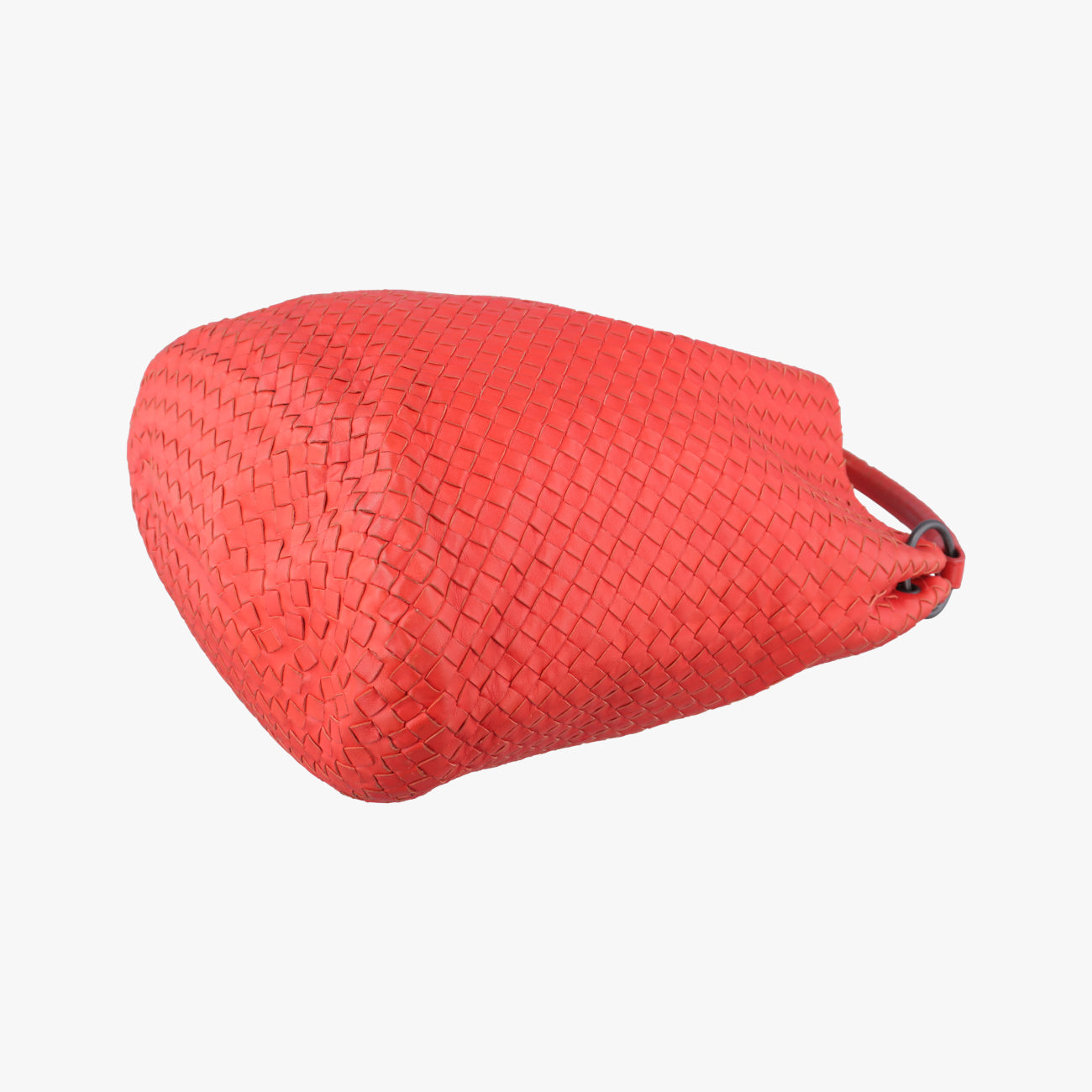 Pre-owned Bottega Veneta Intrecciato Orange lambskin  shoulderbag | stylenewstar