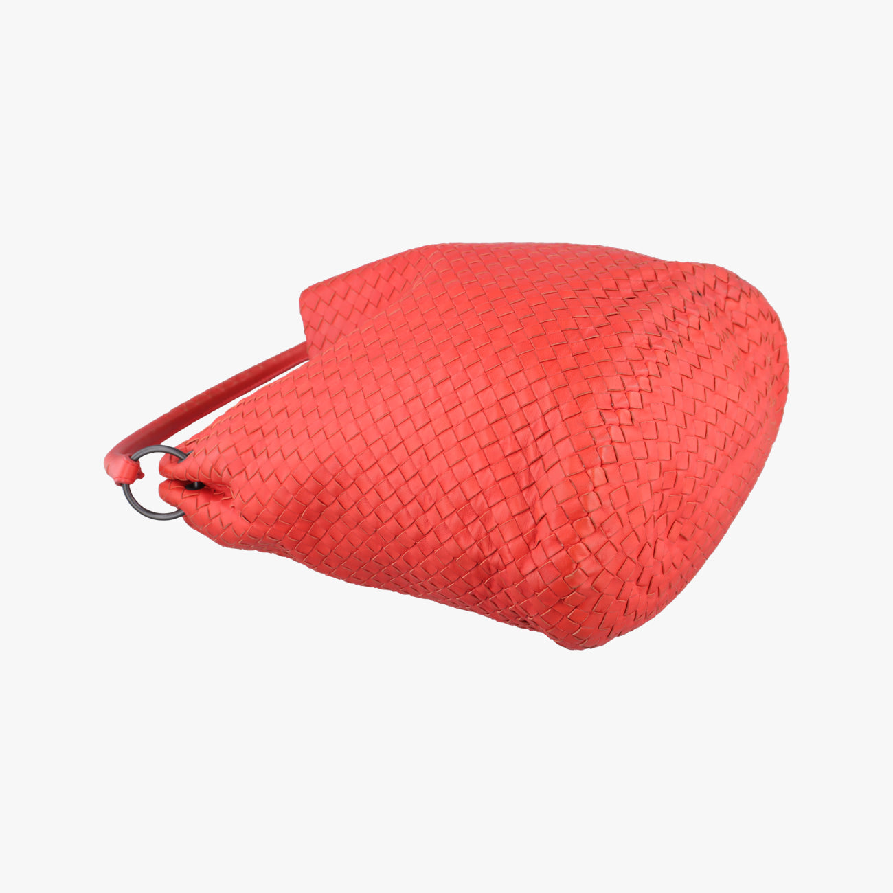 Pre-owned Bottega Veneta Intrecciato Orange lambskin  shoulderbag | stylenewstar