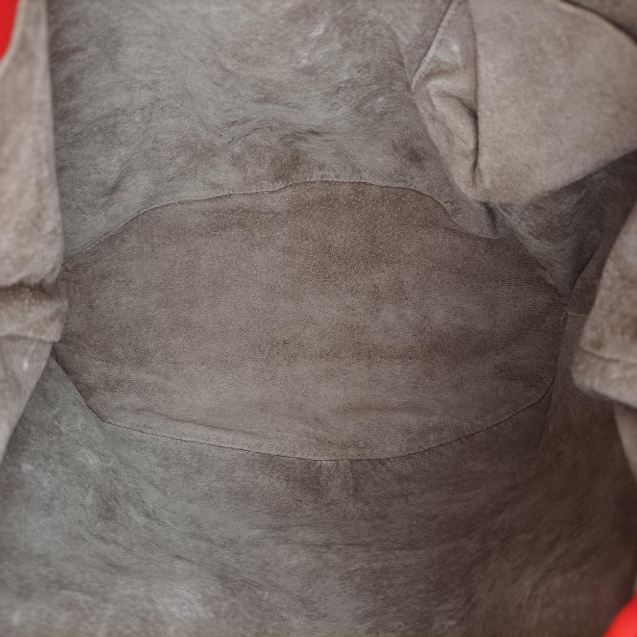 Pre-owned Bottega Veneta Intrecciato Orange lambskin  shoulderbag | stylenewstar