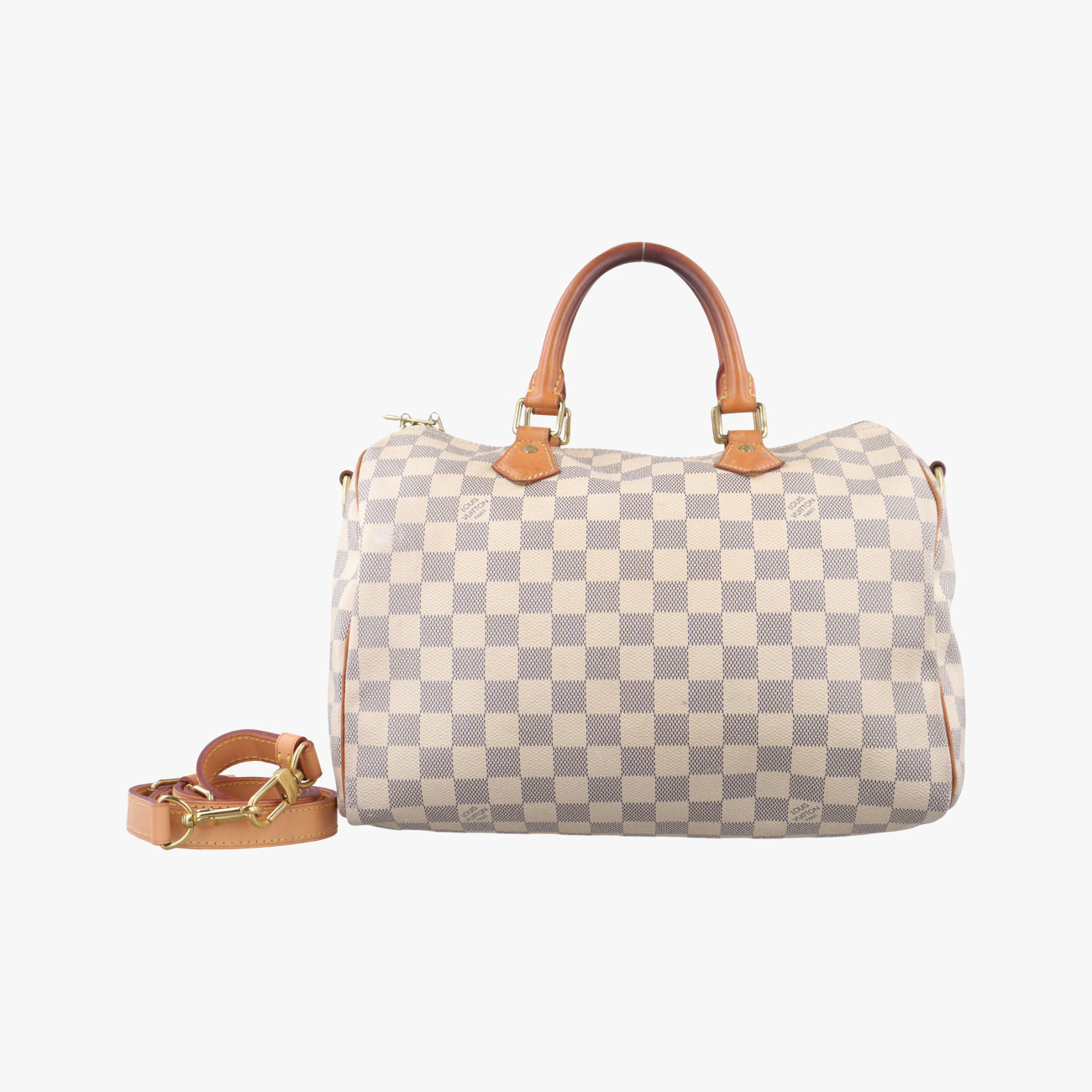 Pre-owned Louis Vuitton Speedy 30 Azur Damier　Canvas N41533 shoulderbag | stylenewstar