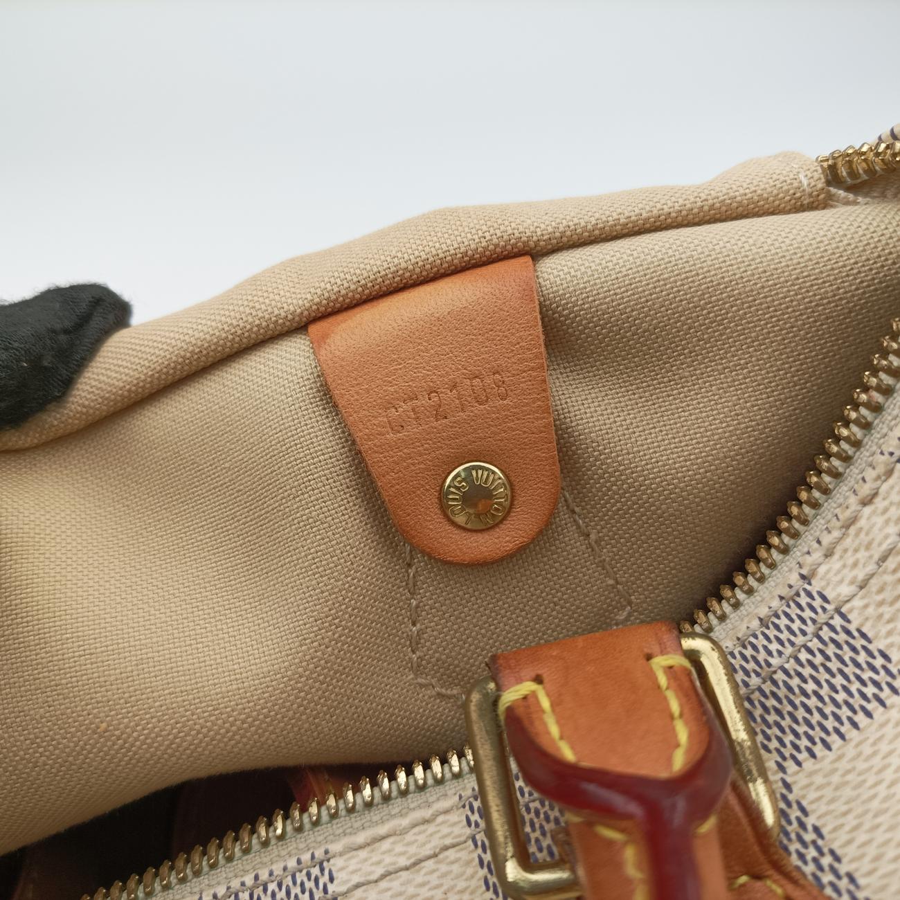 Pre-owned Louis Vuitton Speedy 30 Azur Damier　Canvas N41533 shoulderbag | stylenewstar