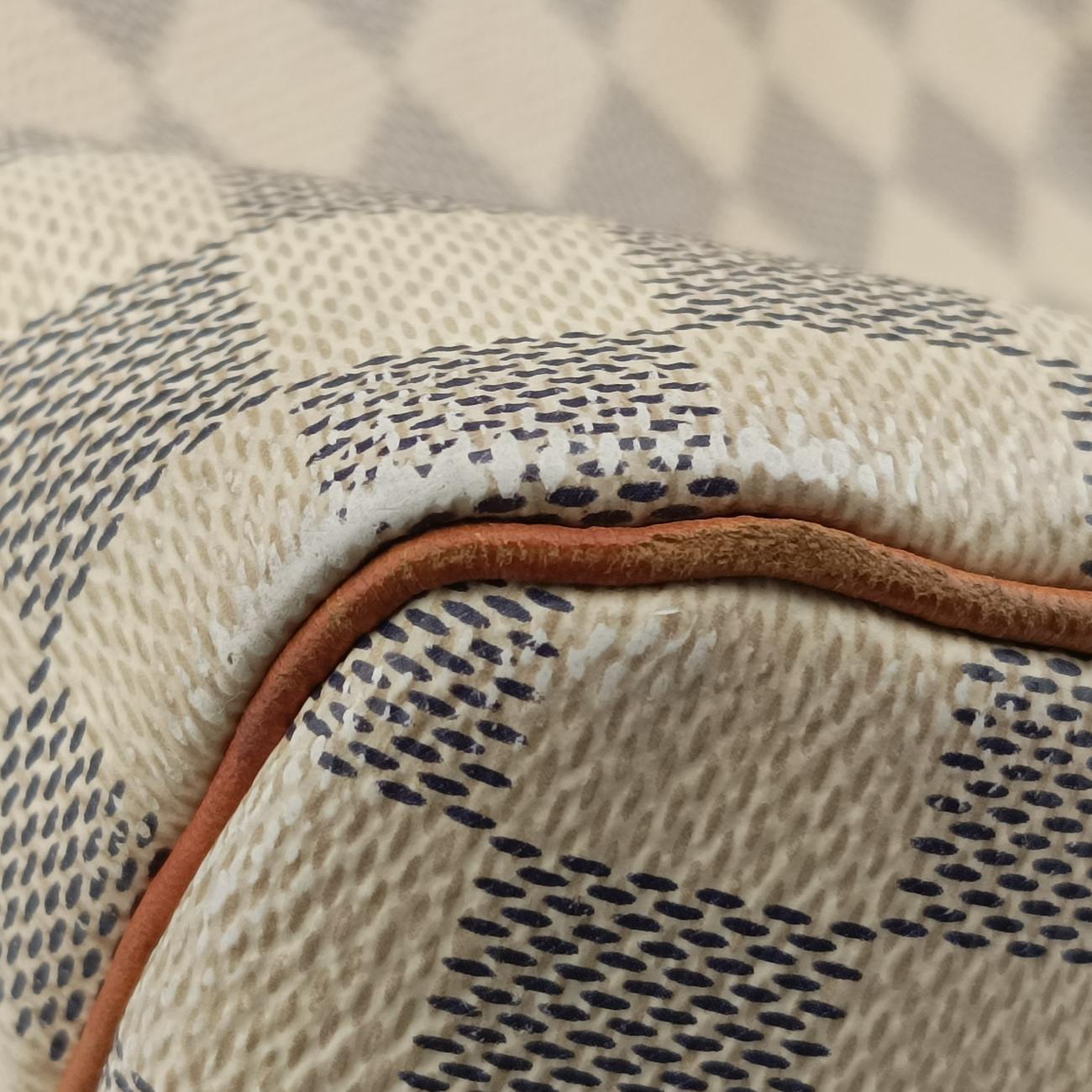 Pre-owned Louis Vuitton Speedy 30 Azur Damier　Canvas N41533 shoulderbag | stylenewstar